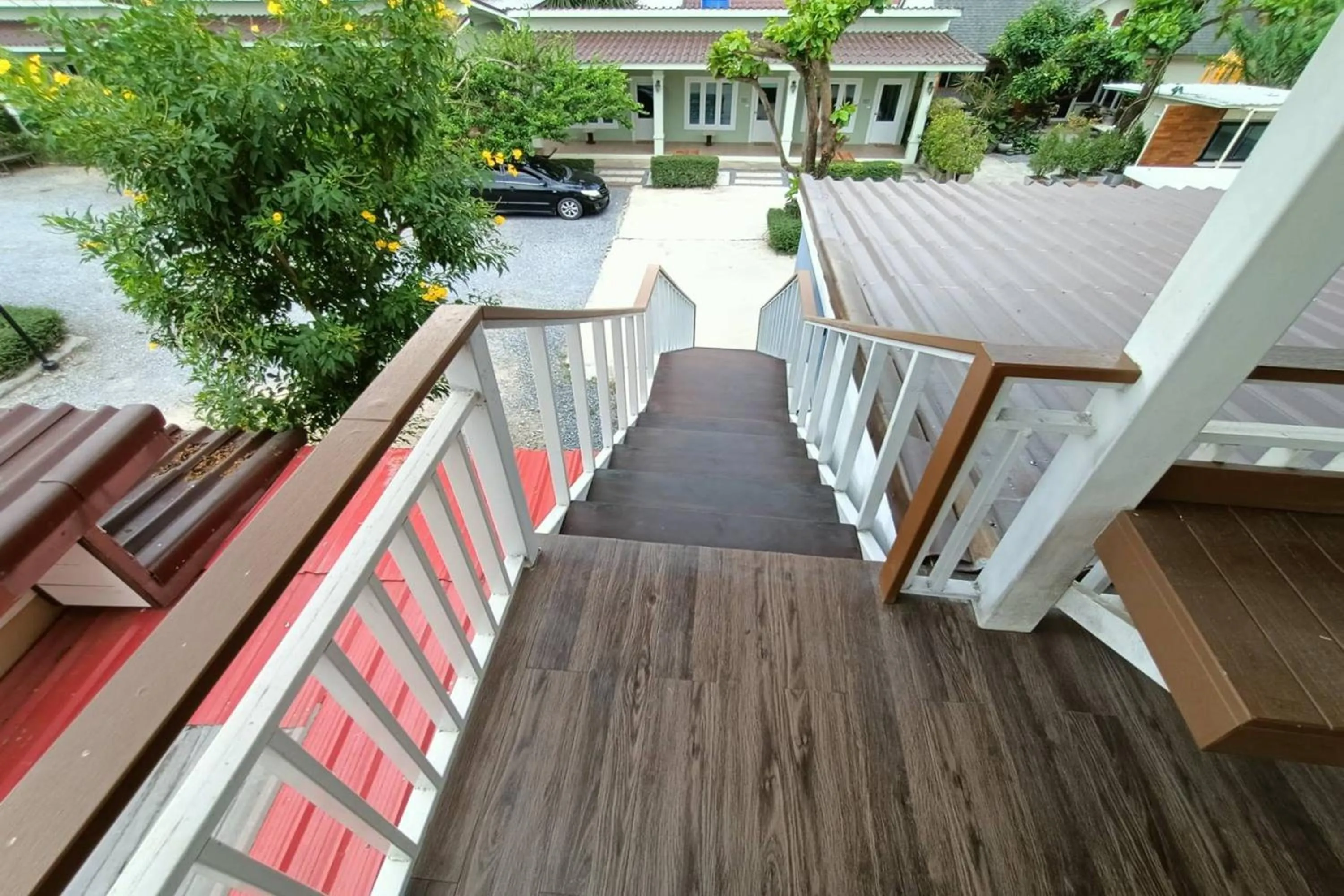 Balcony/Terrace in Aob-Oun Homestay