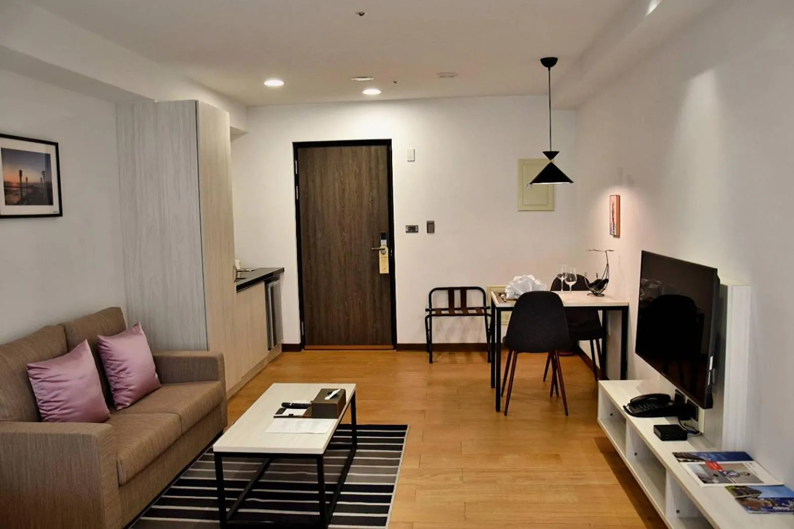 Living room in 金金禮寓Solis hotel