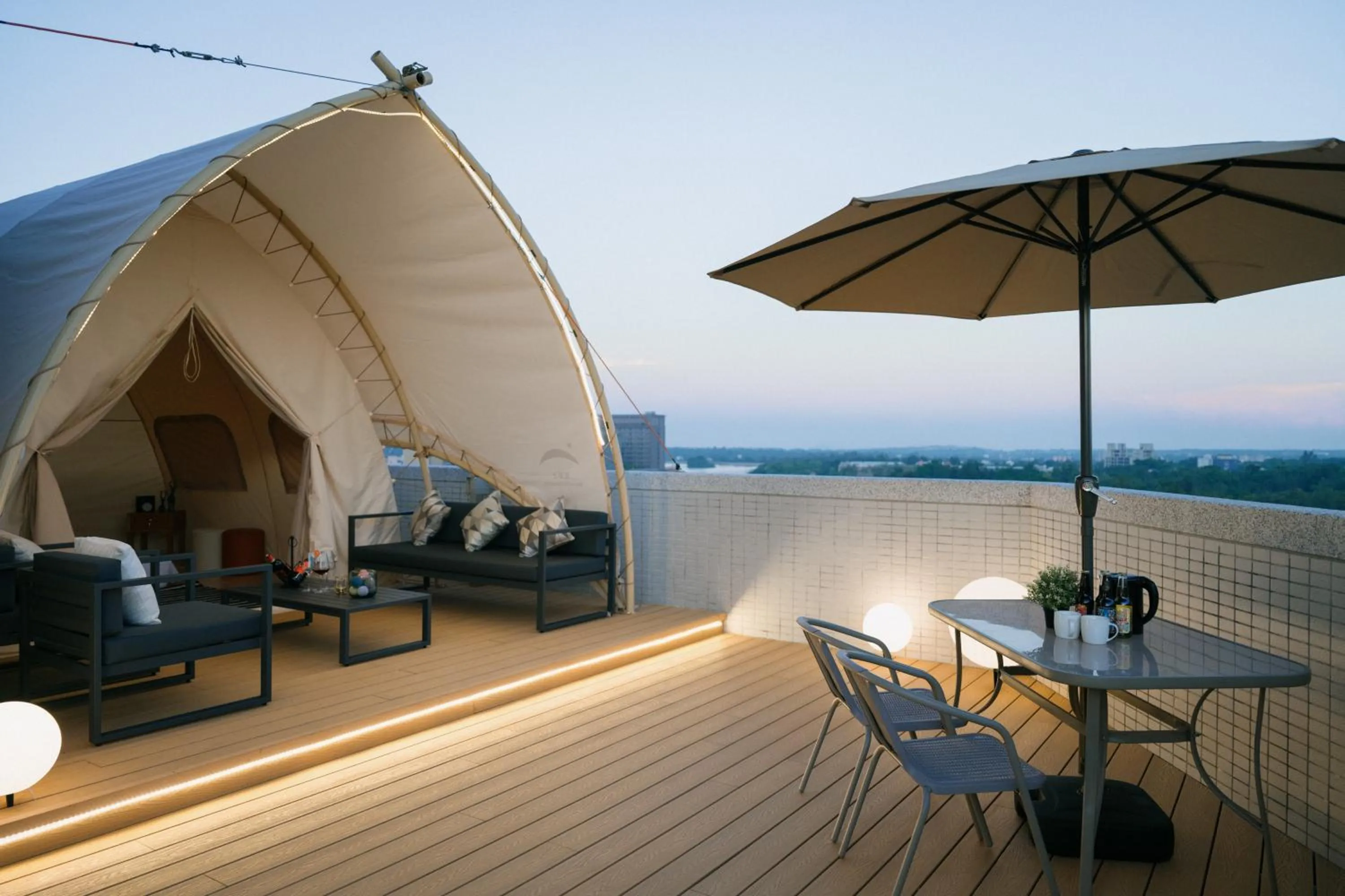 Patio in 金金禮寓Solis hotel