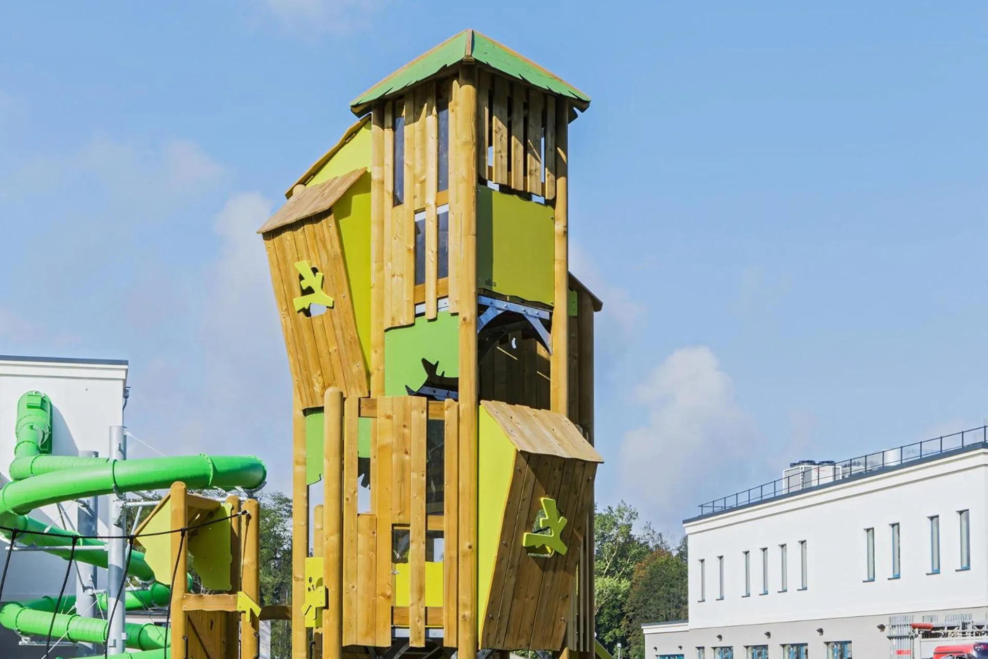 Children play ground in TUI SUNEO Kinderresort Ihr entspannter Familienurlaub mit Abenteuerspielplatz & der längsten Wasserrutsche im deutschen Teil der Insel Usedom