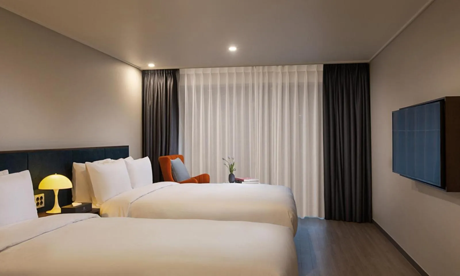 Bed in Busan Yeongmu Parade Hotel Haeundae Beach