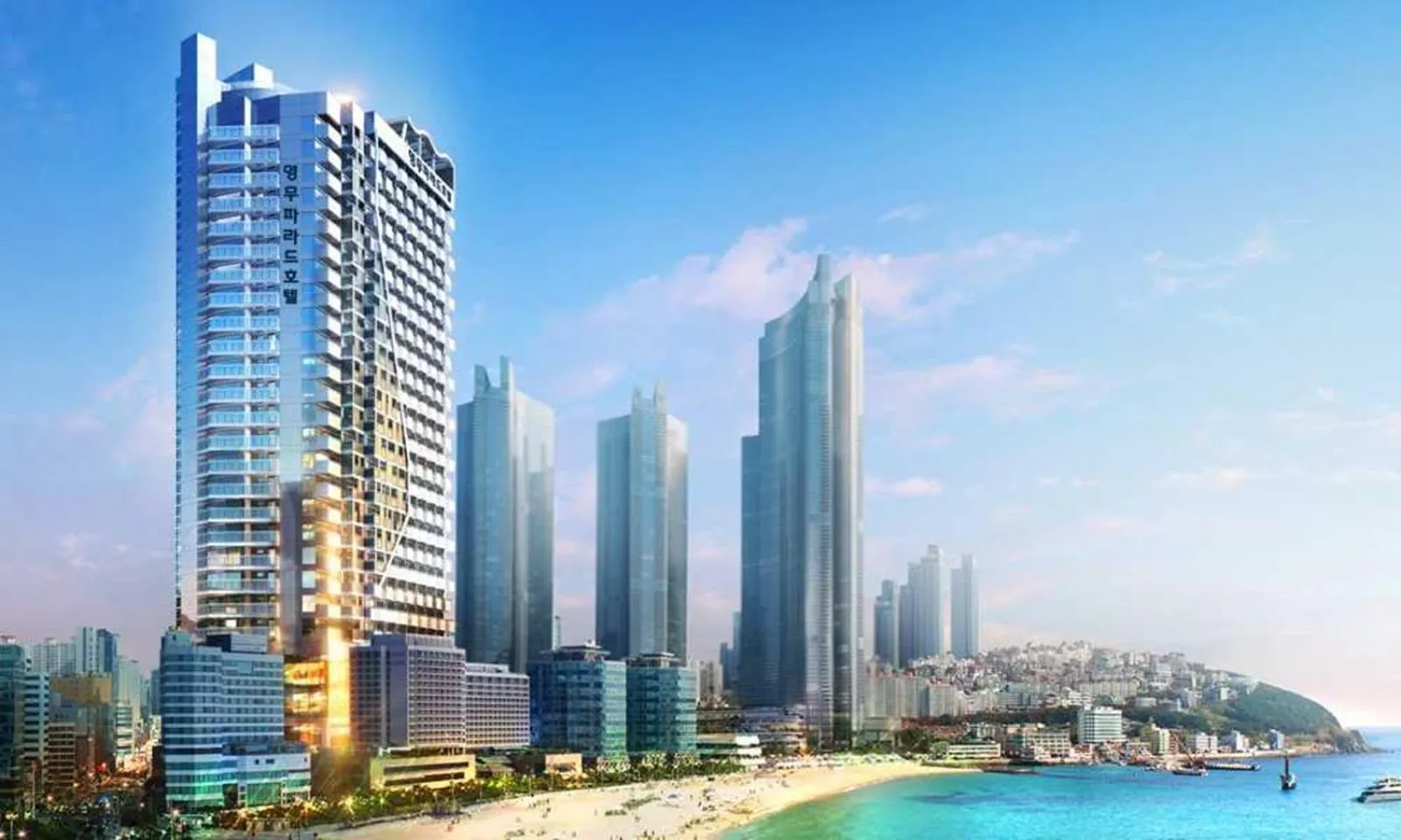 Beach in Busan Yeongmu Parade Hotel Haeundae Beach