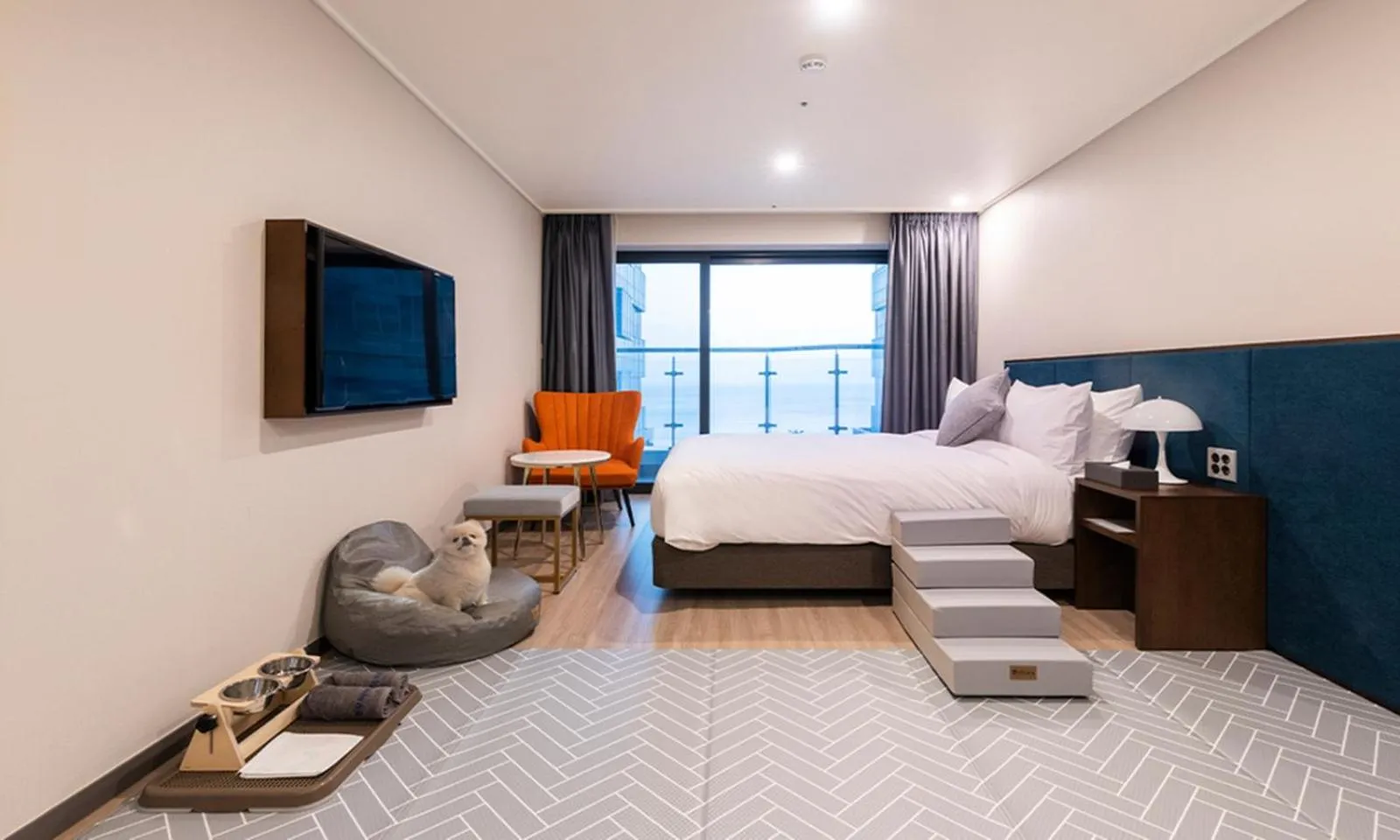 Bed in Busan Yeongmu Parade Hotel Haeundae Beach