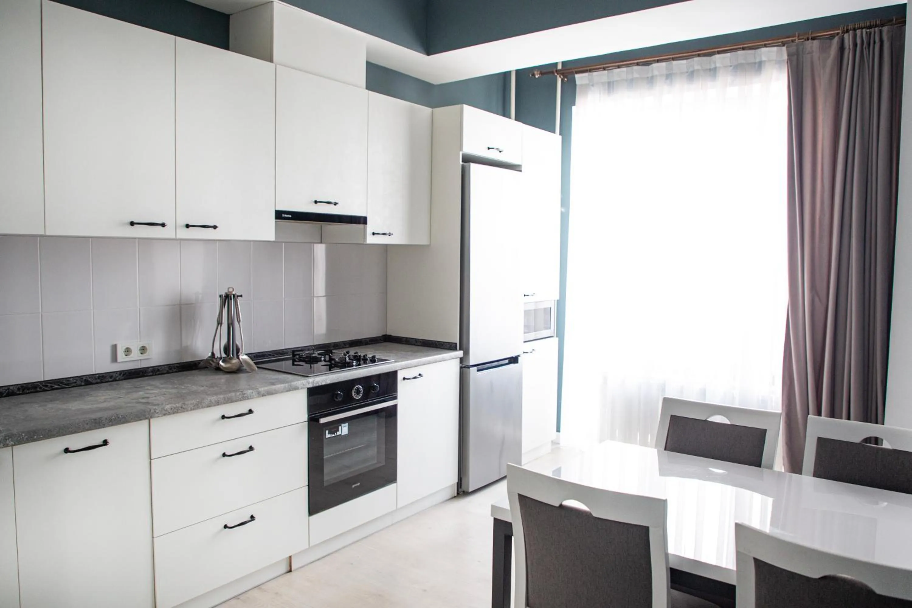 Kitchen or kitchenette in Casablanca Apart Hotel