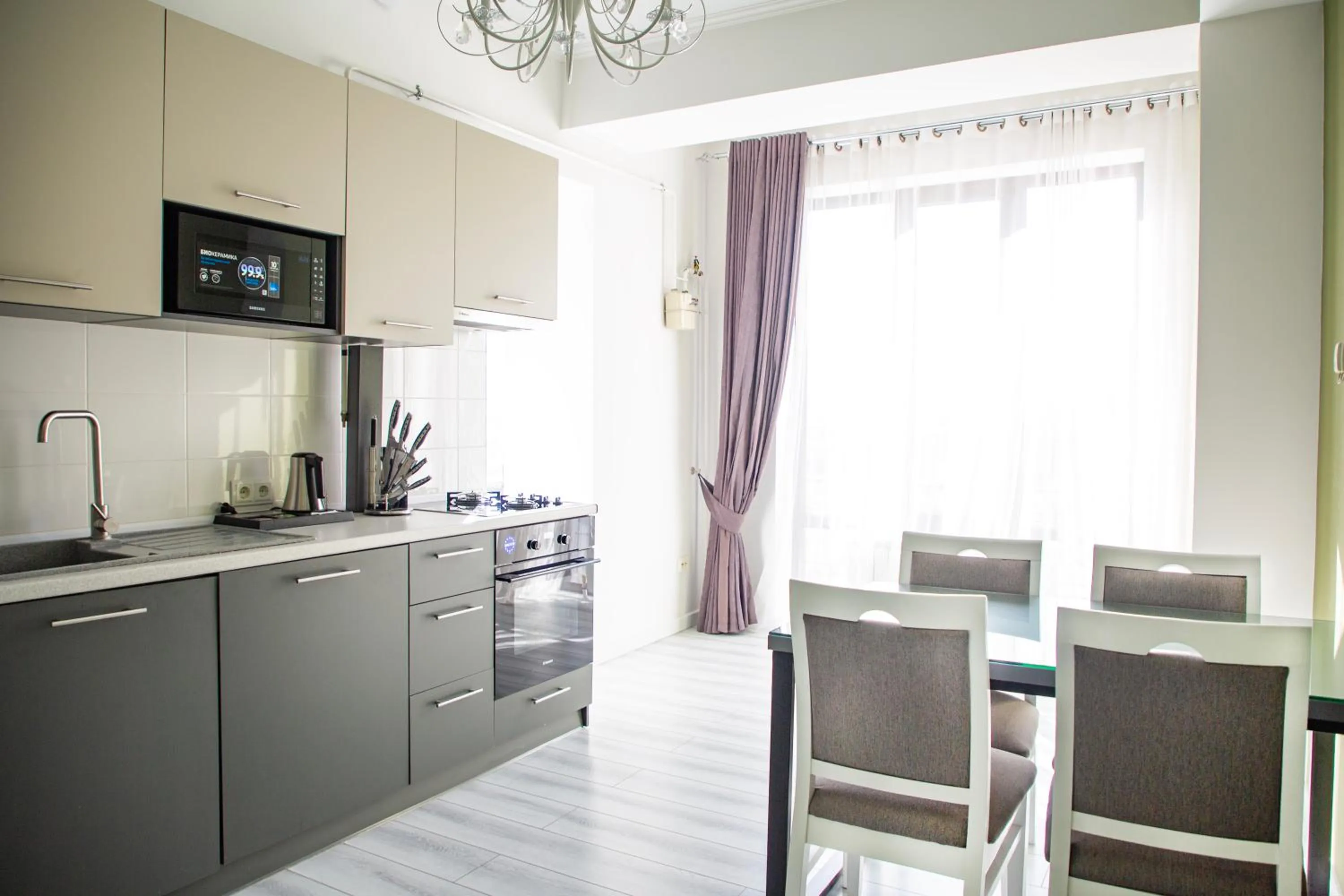 Kitchen or kitchenette in Casablanca Apart Hotel