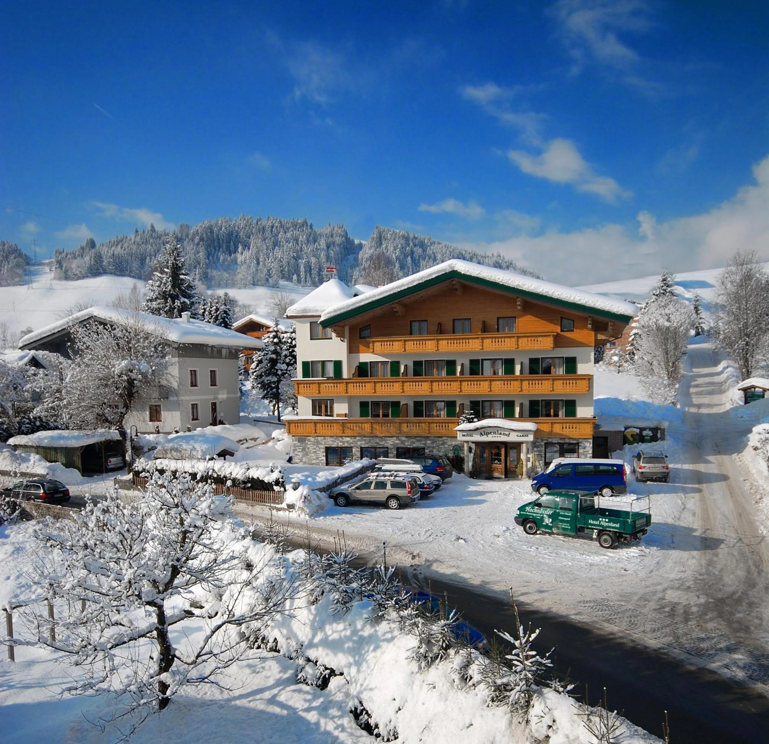Property building in Hotel Garni Alpenland