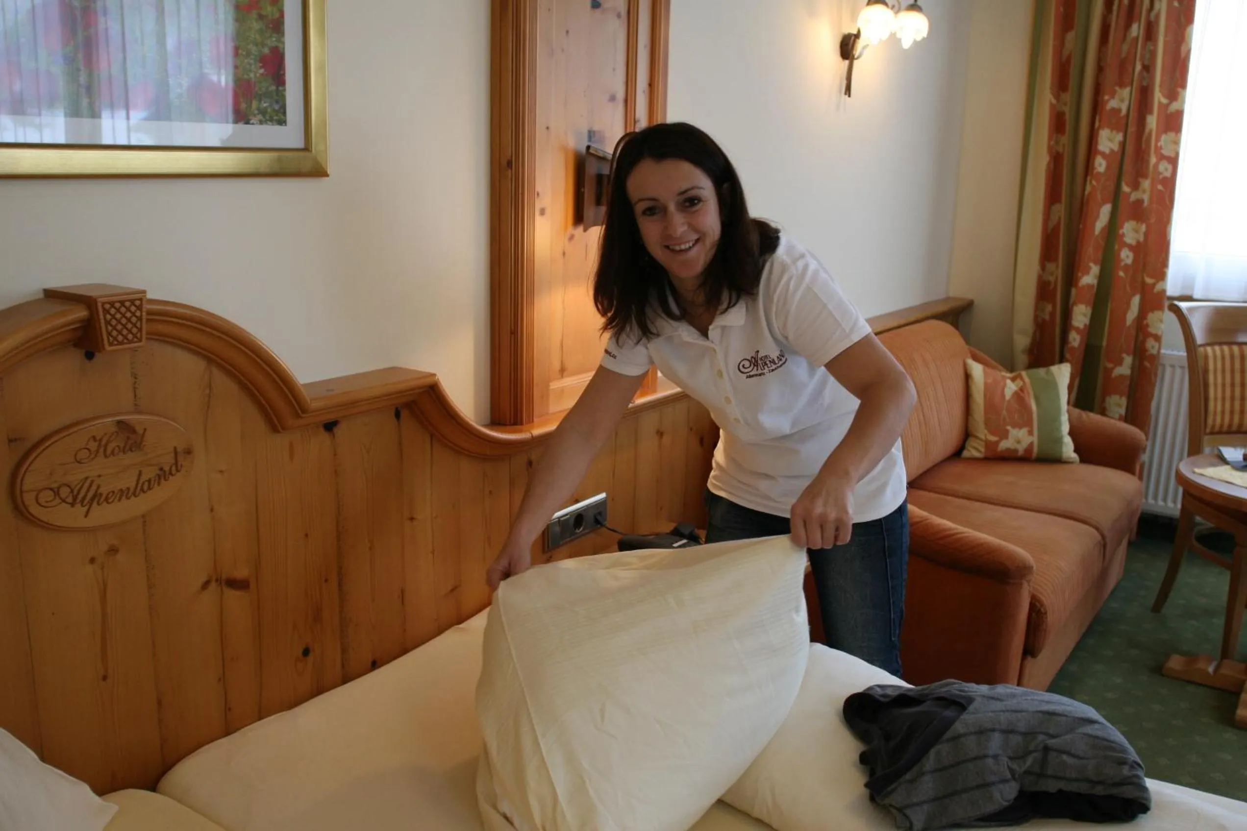 Staff, Bed in Hotel Garni Alpenland