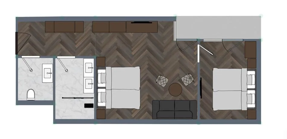 Floor plan in Hotel Alpina