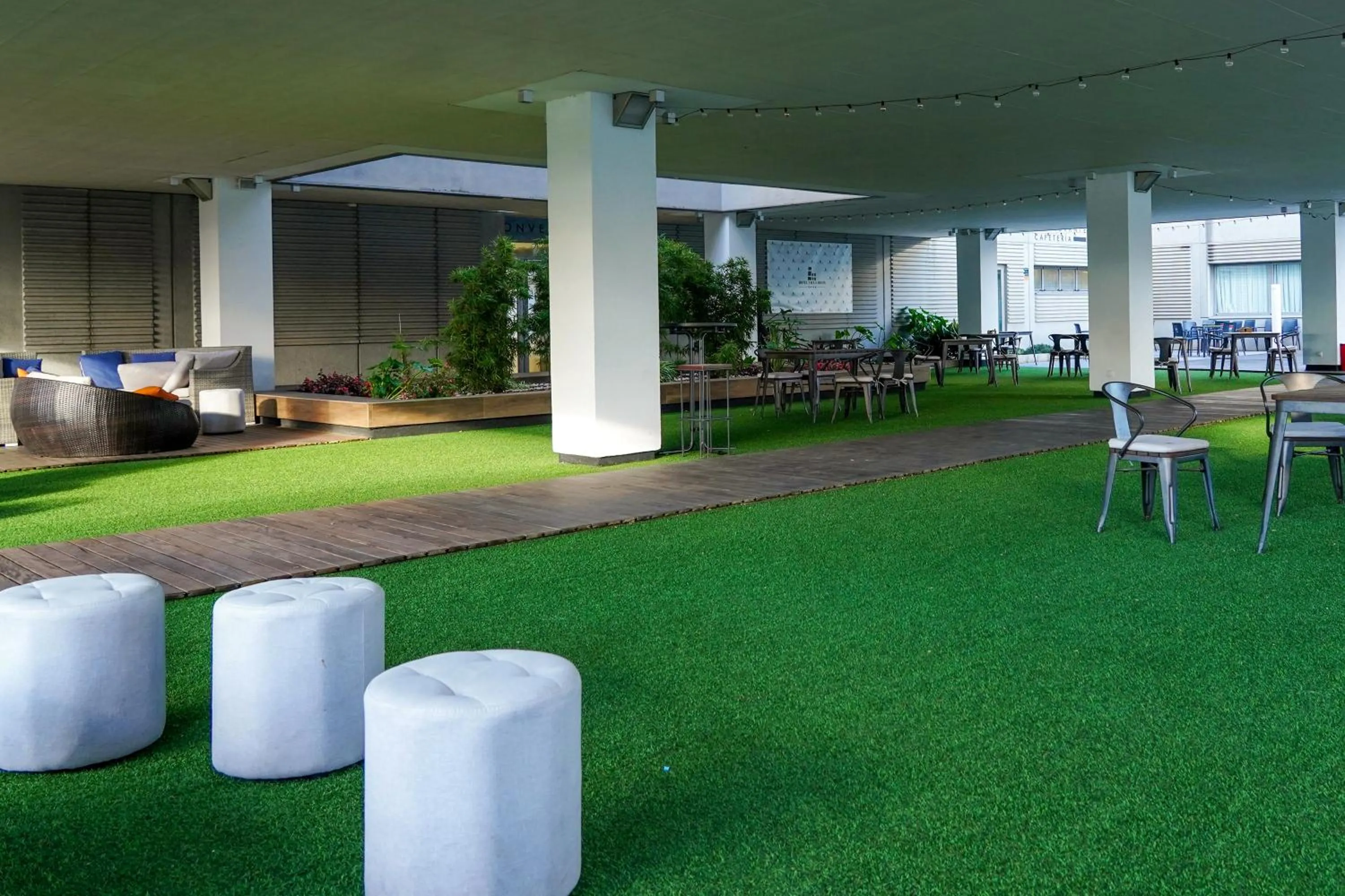 Garden in Hotel Villa Odon