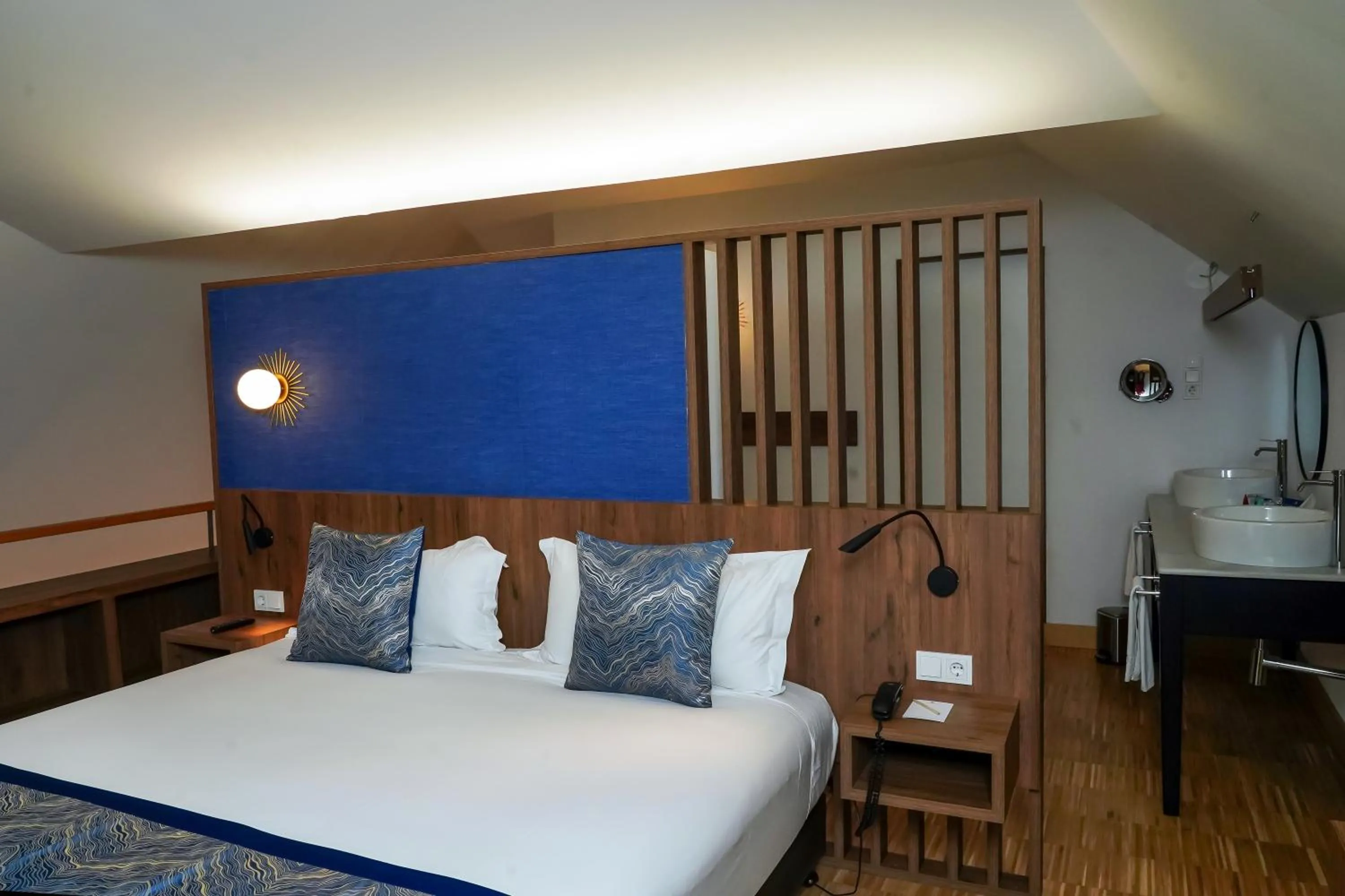 Bed in Hotel Villa Odon