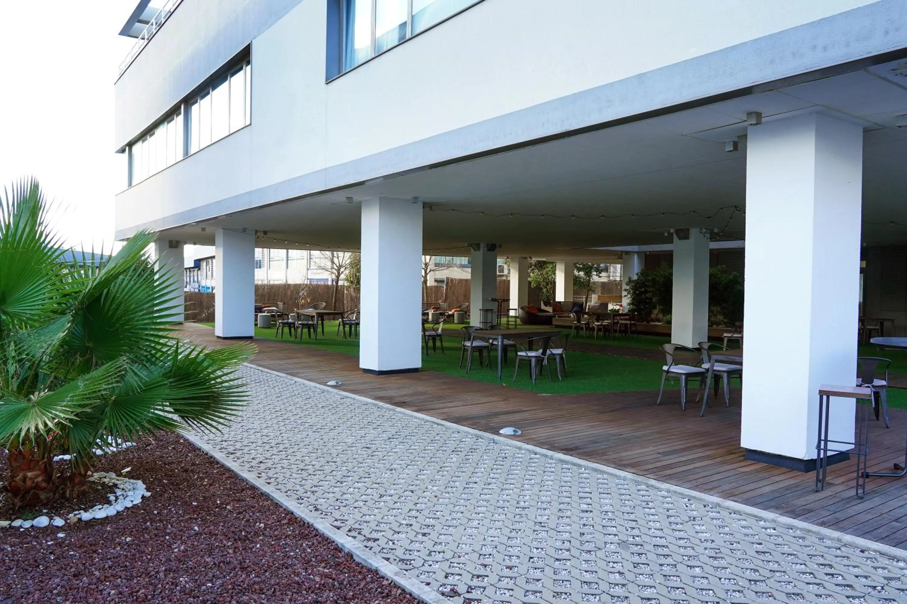 Property building in Hotel Villa Odon