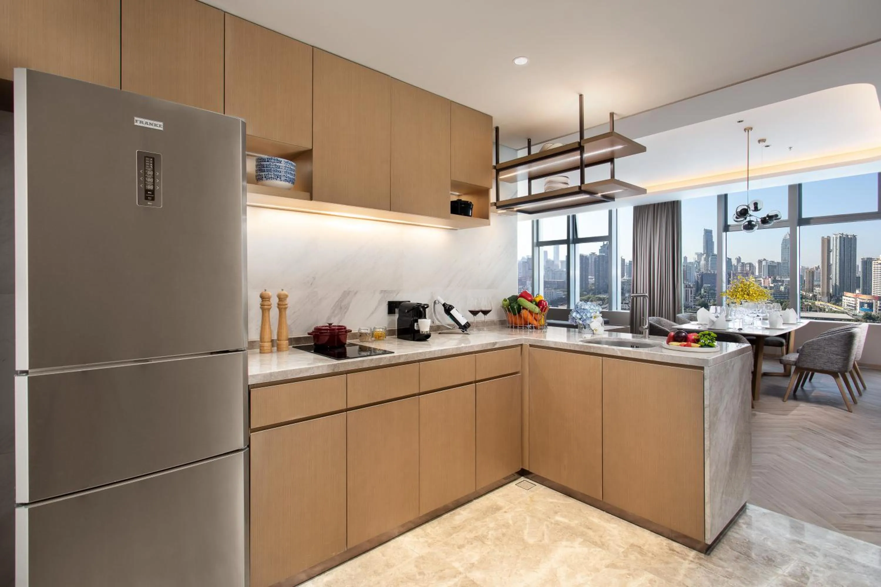 Kitchen or kitchenette in Holiday Inn Wuxi Central Station by IHG
