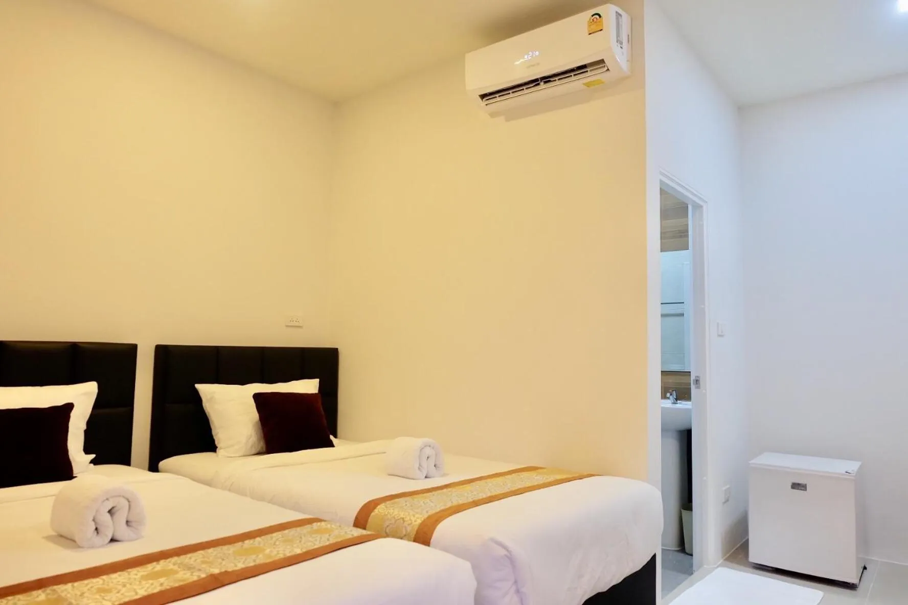 Bed in Vamin Resort Chiangkhan Loei วามินทร์รีสอร์ท เชียงคาน เลย
