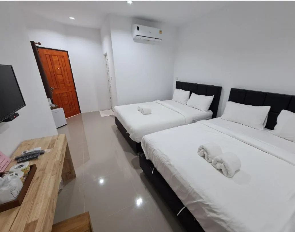 Bed in Vamin Resort Chiangkhan Loei วามินทร์รีสอร์ท เชียงคาน เลย