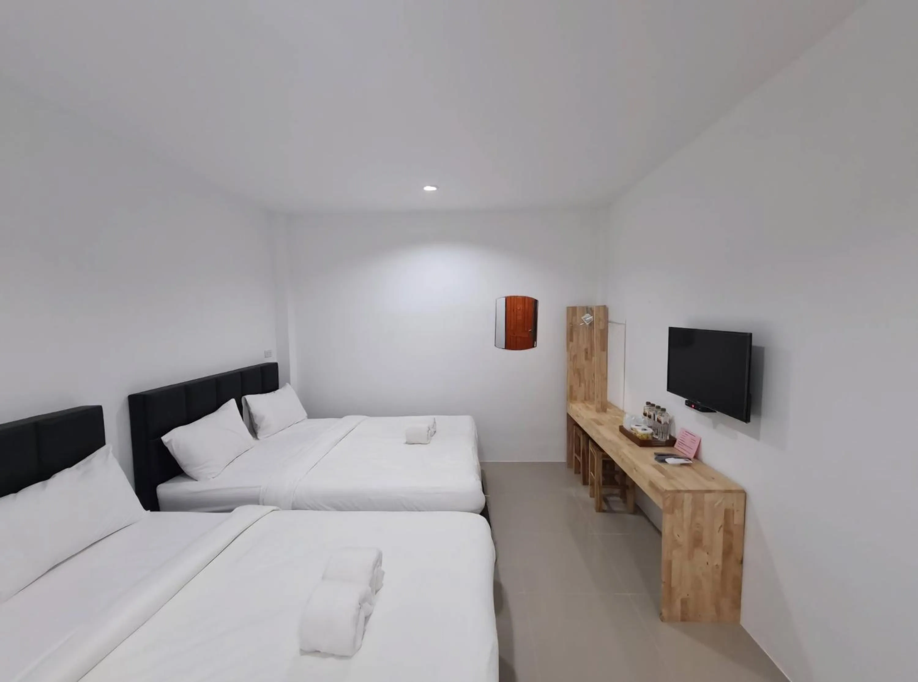 Bed in Vamin Resort Chiangkhan Loei วามินทร์รีสอร์ท เชียงคาน เลย