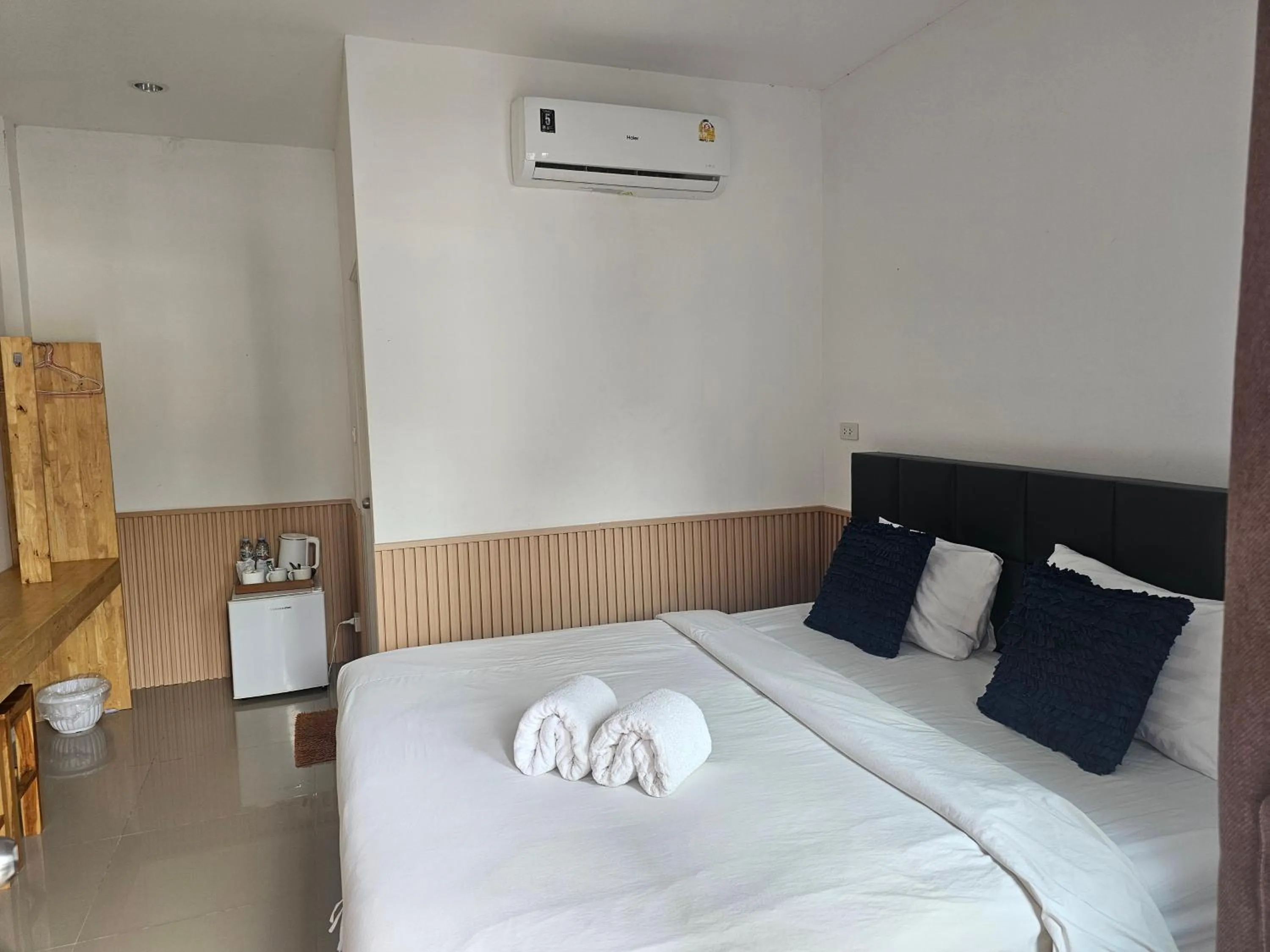 Bed in Vamin Resort Chiangkhan Loei วามินทร์รีสอร์ท เชียงคาน เลย