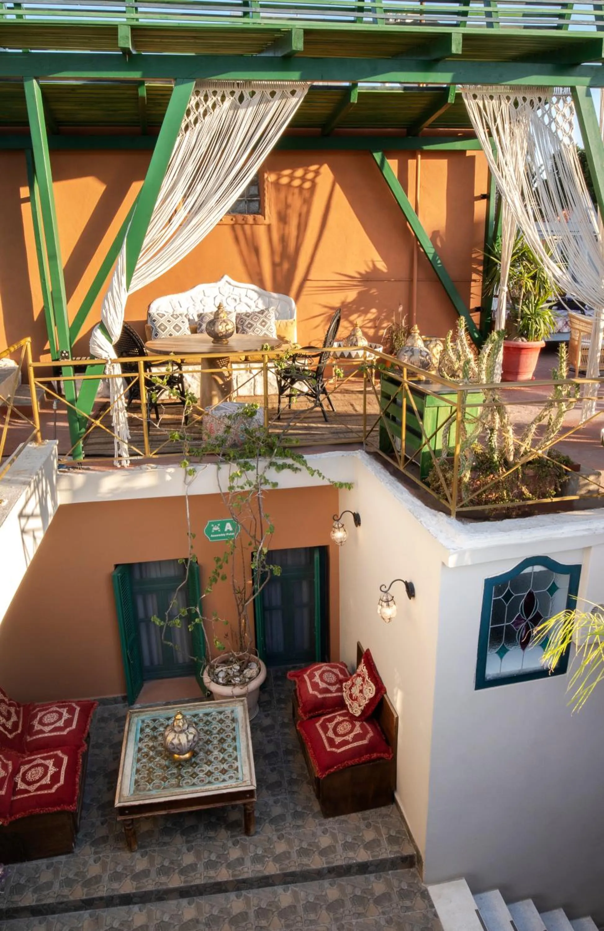 Seating area in DECAN Concept Boutique Estate