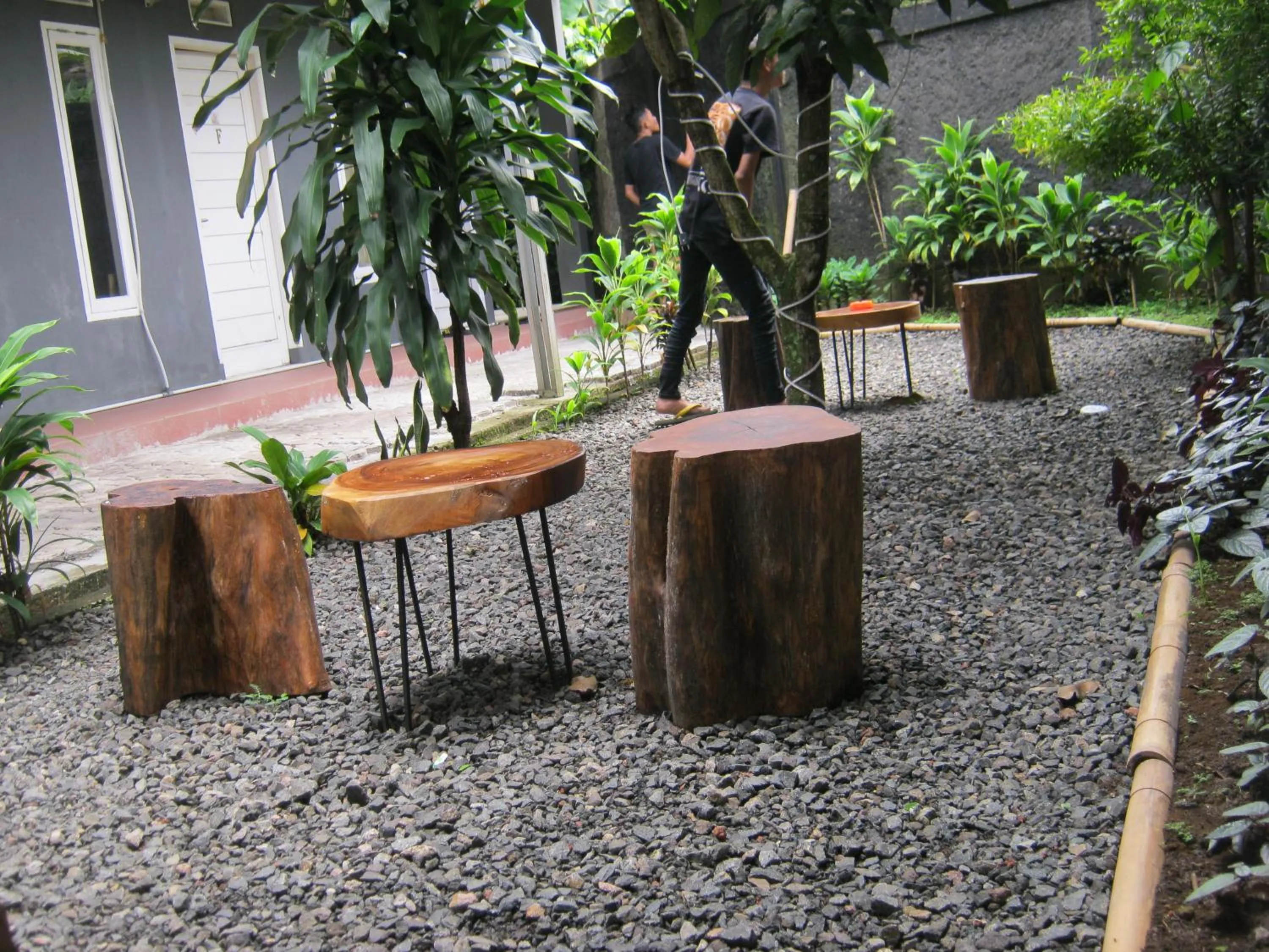 Garden view in Aqilakost Gadog Puncak Bogor