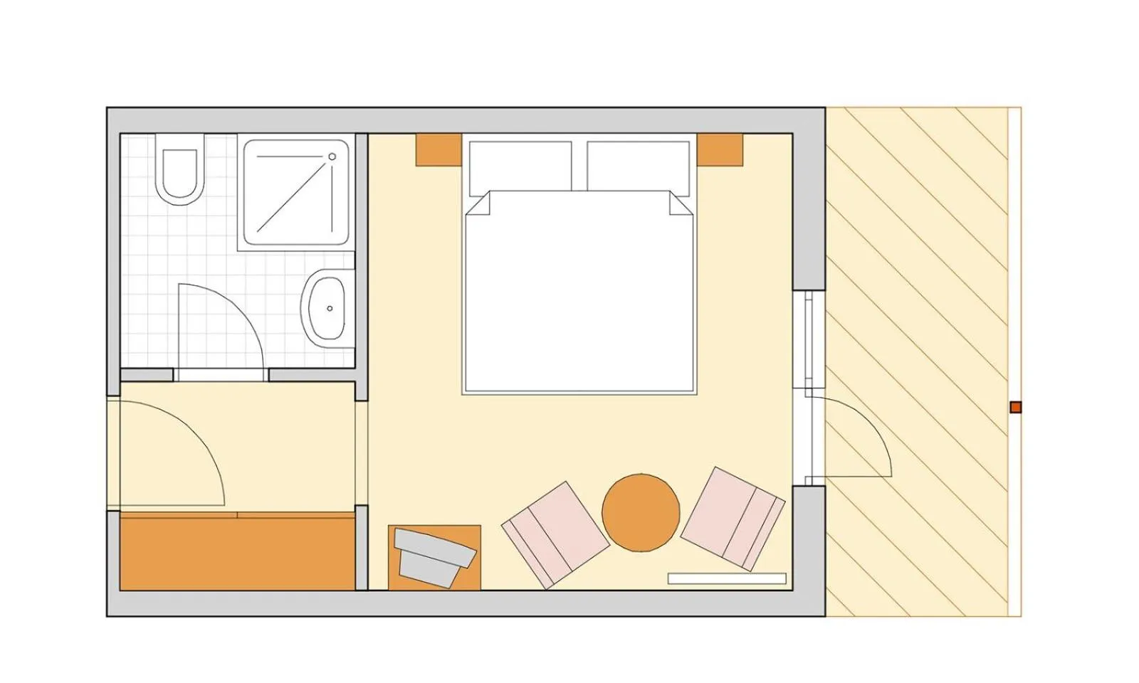Floor plan in Hotel Enzian by Alpeffect Hotels