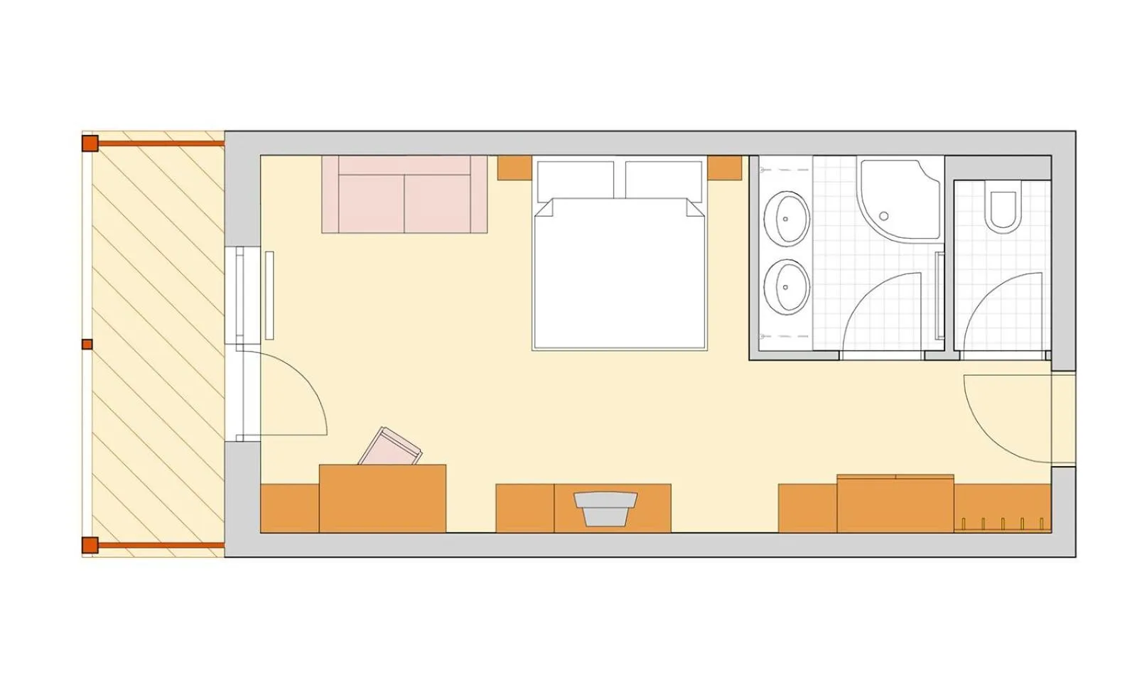 Floor plan in Hotel Enzian by Alpeffect Hotels