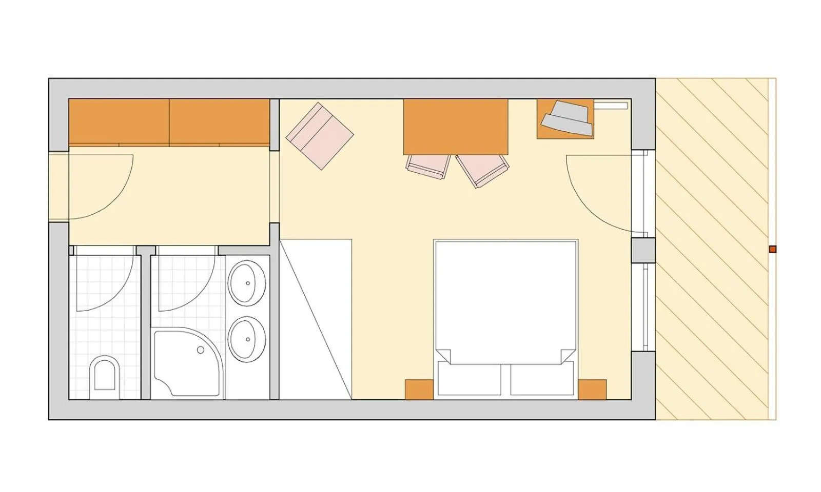 Floor plan in Hotel Enzian by Alpeffect Hotels