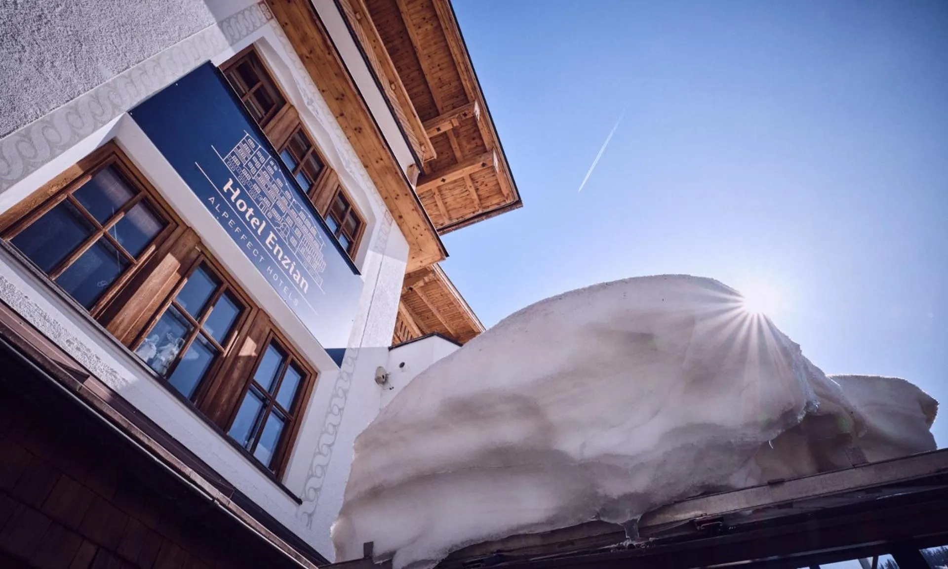 Property building in Hotel Enzian by Alpeffect Hotels