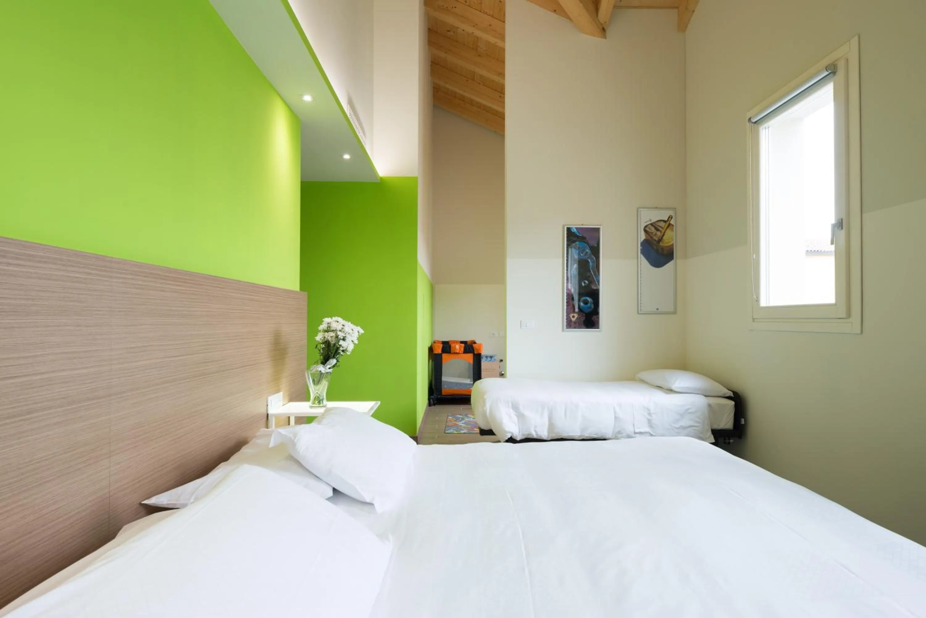 Bed in Hotel Marelet