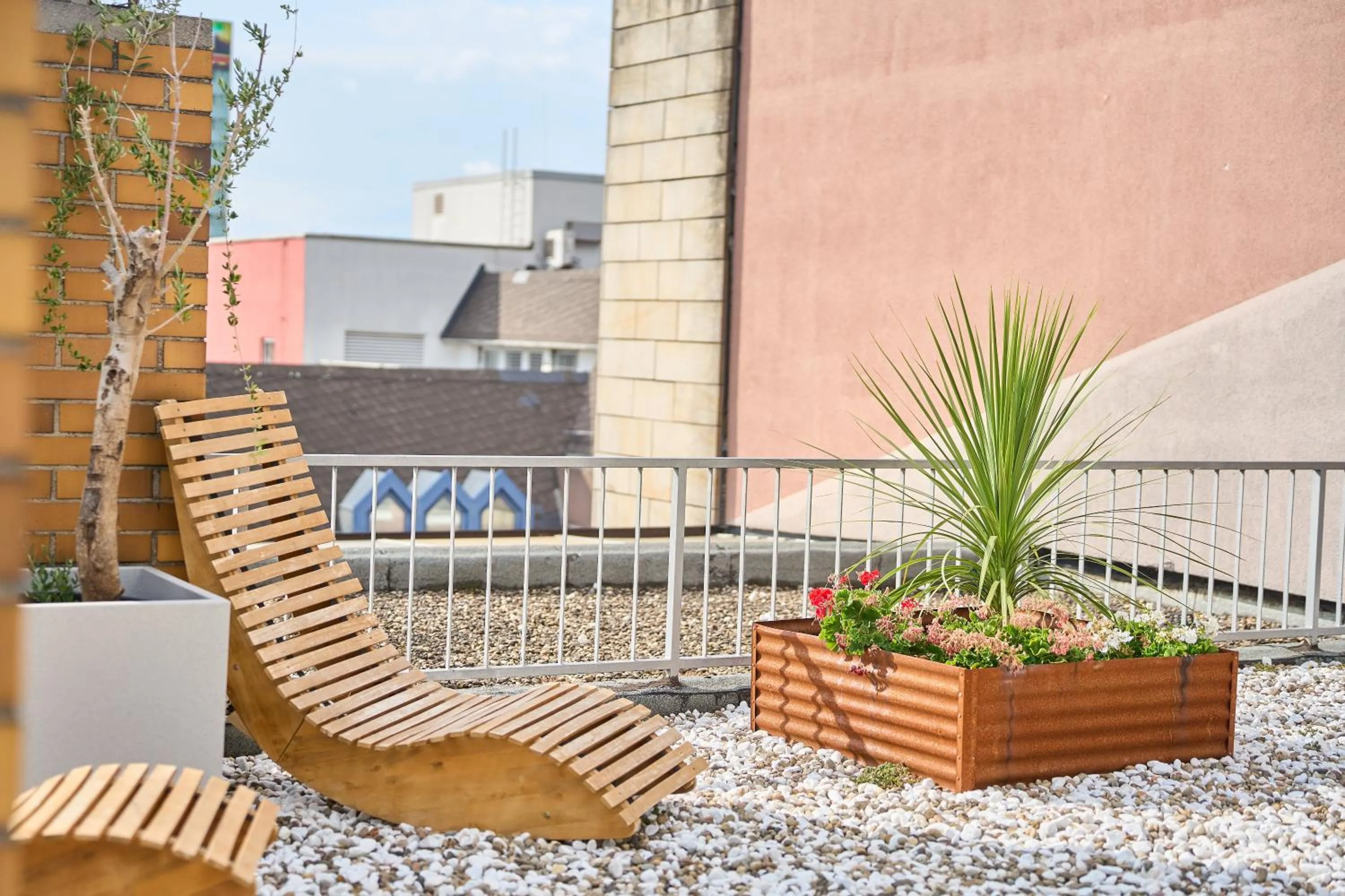 Balcony/Terrace in eXo Boutique Hotel Mannheim - by SuperFly Hotels