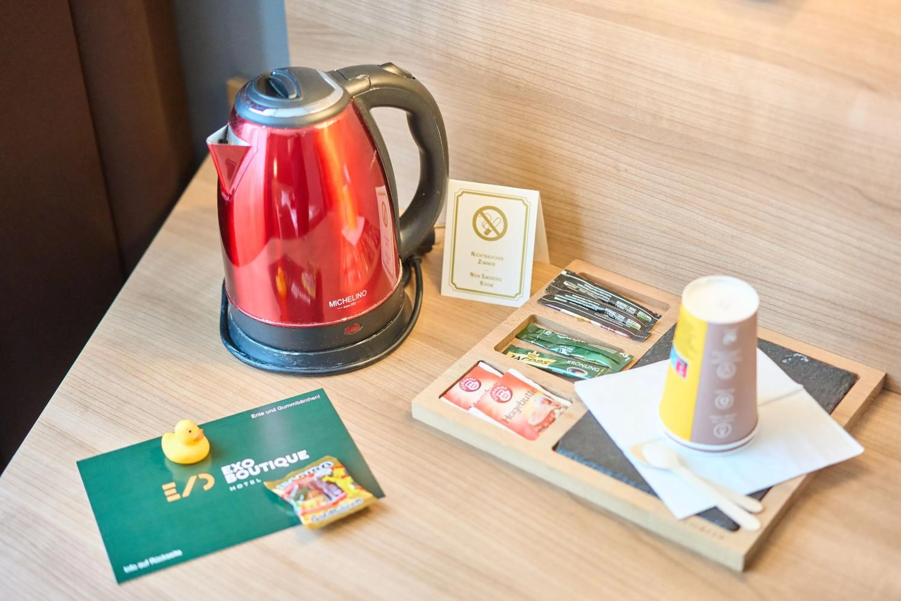 Coffee/tea facilities in eXo Boutique Hotel Mannheim - by SuperFly Hotels