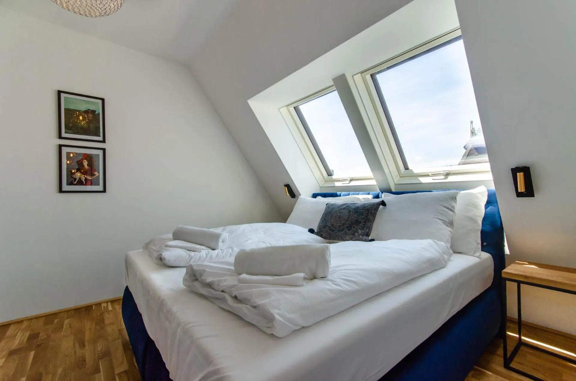 Bed in Grand Quarters City Residence