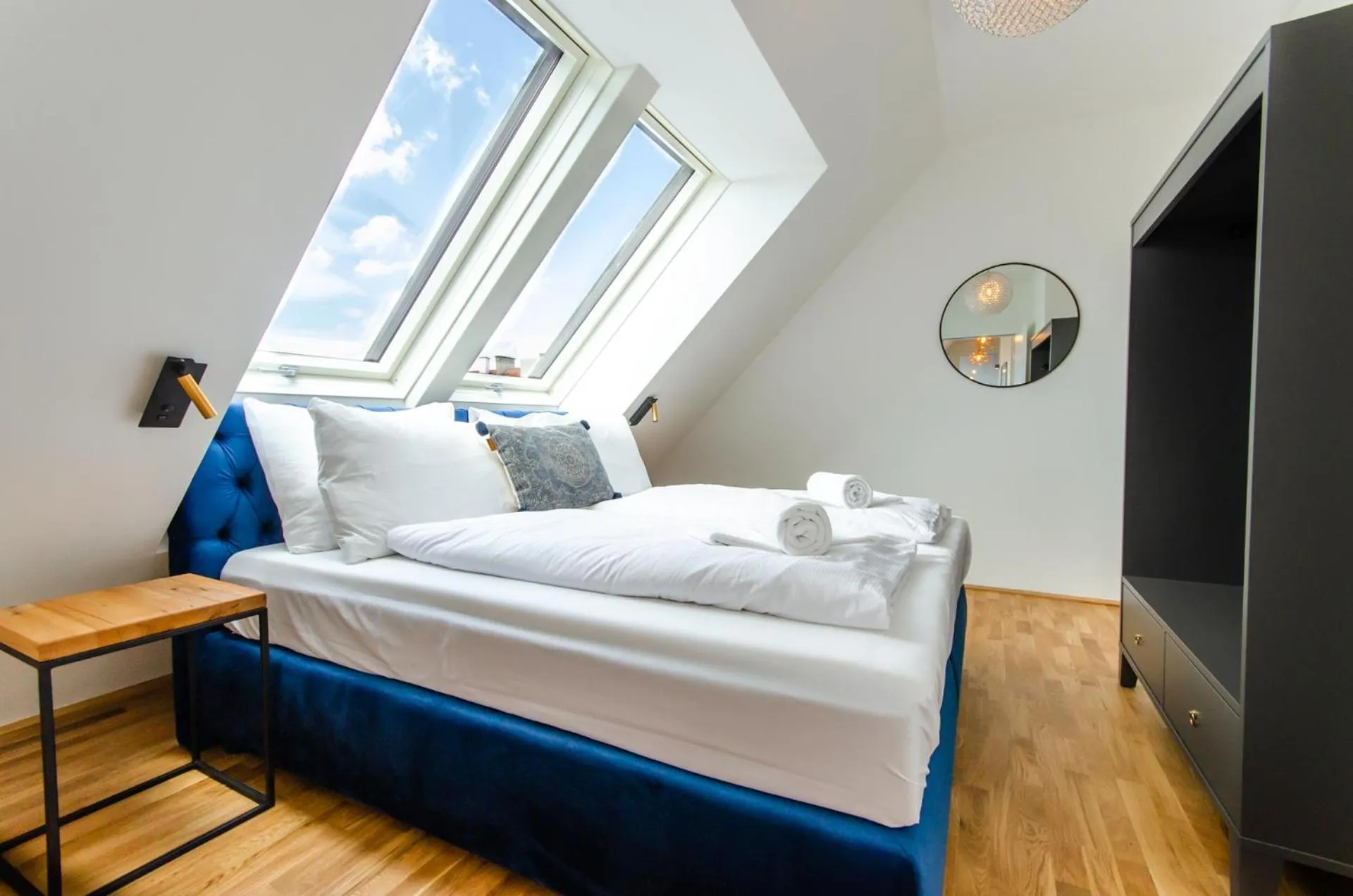 Bed in Grand Quarters City Residence