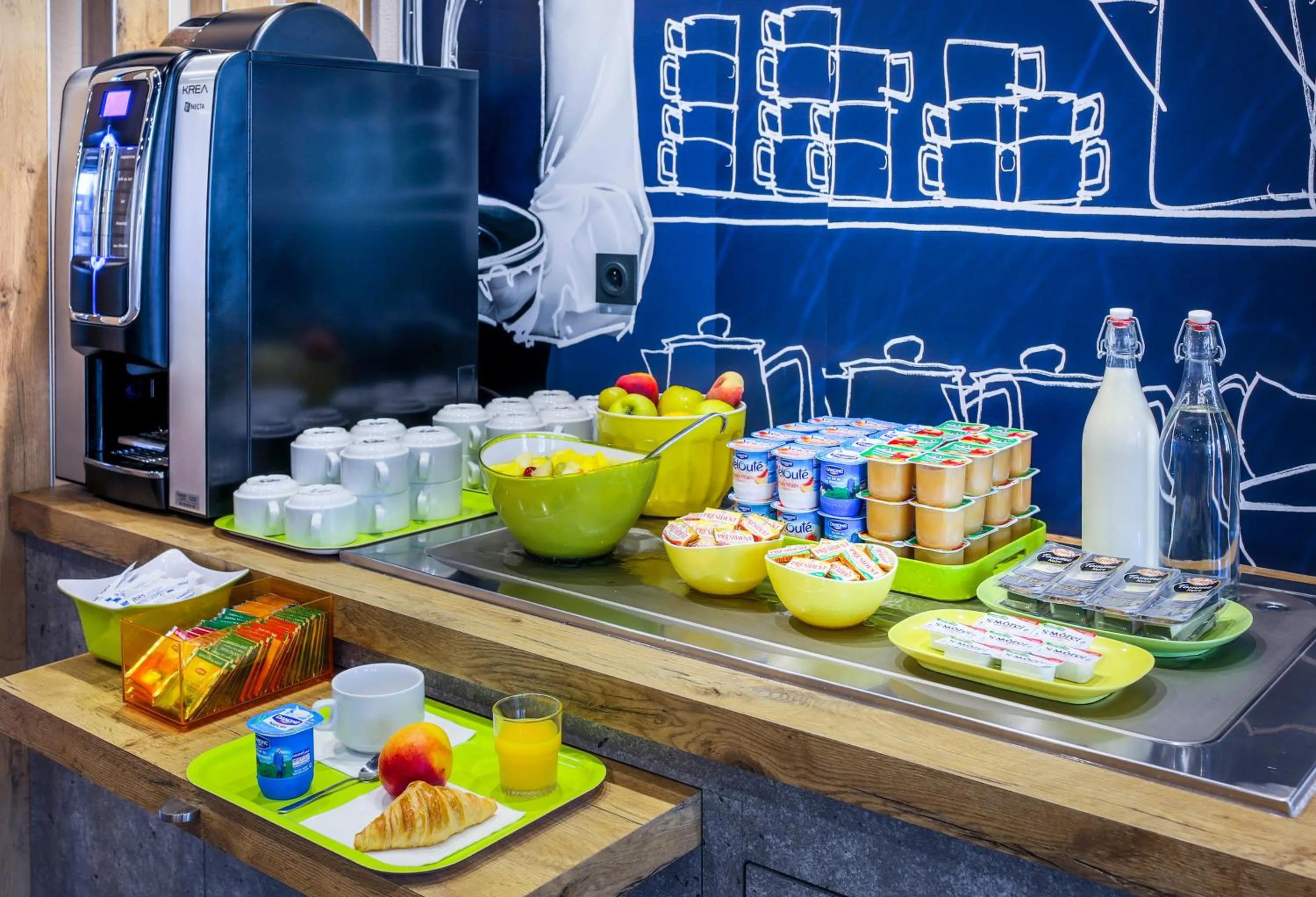 Food and drinks in Ibis Budget Salzburg Airport - Self-Check-In