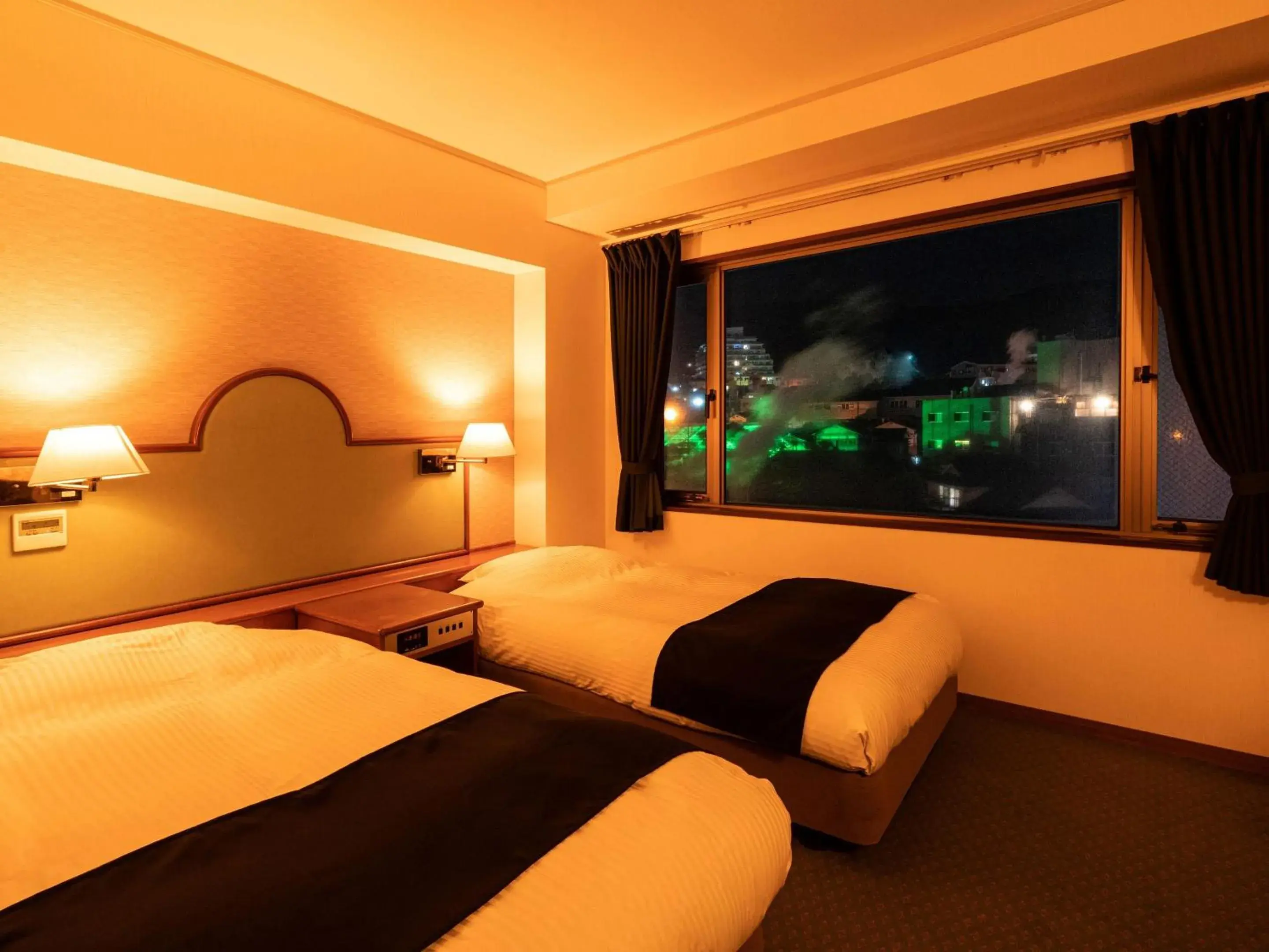 Standard Twin Room with Bathroom and City View - single occupancy in Ooedo Onsen Monogatari Premium Hotel Fugetsu Standard Twin Room with Bathroom and City View - single occupancy in Ooedo Onsen Monogatari Premium Hotel Fugetsu