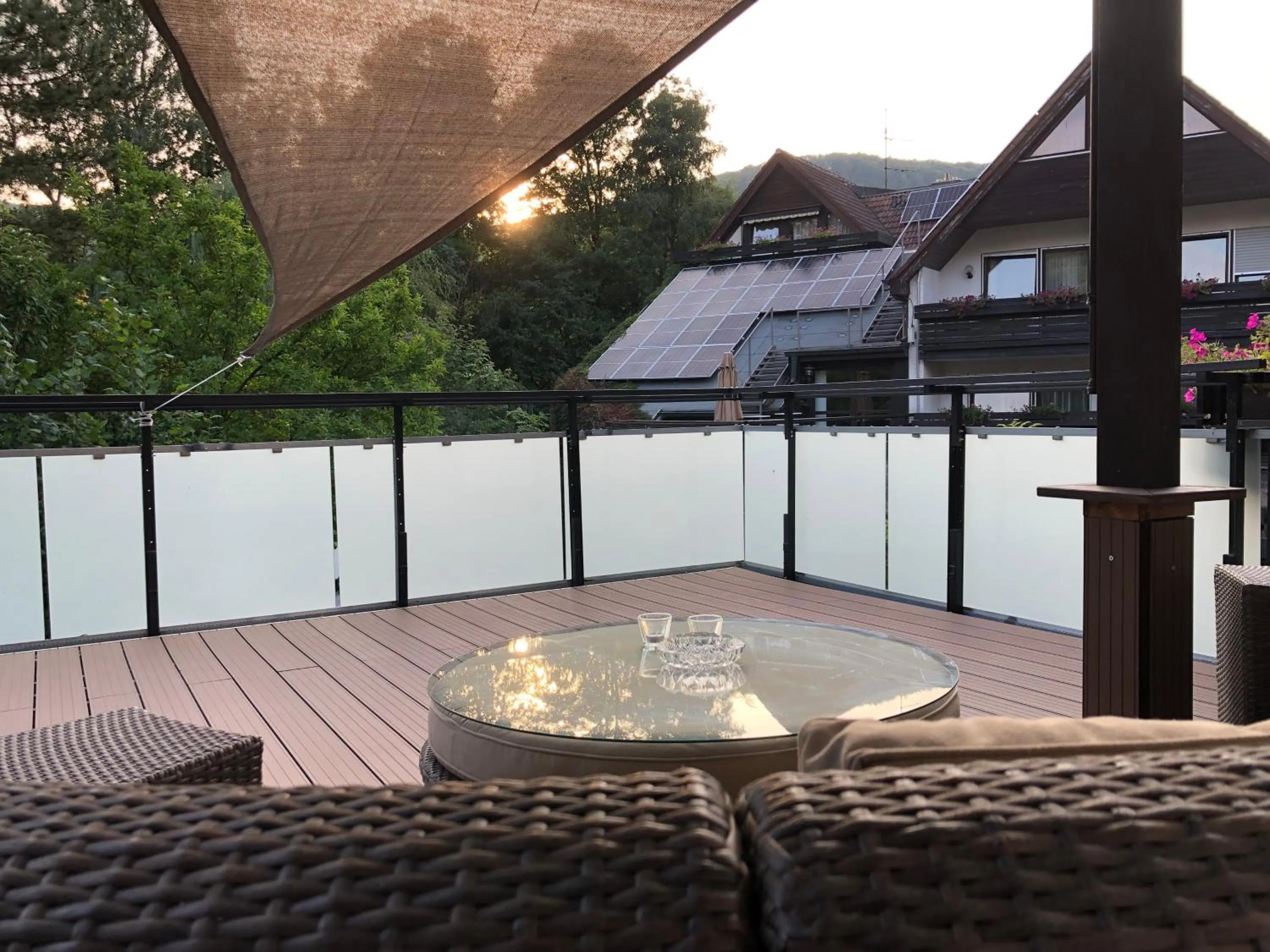 Balcony/Terrace in Hotel Kainsbacher Mühle