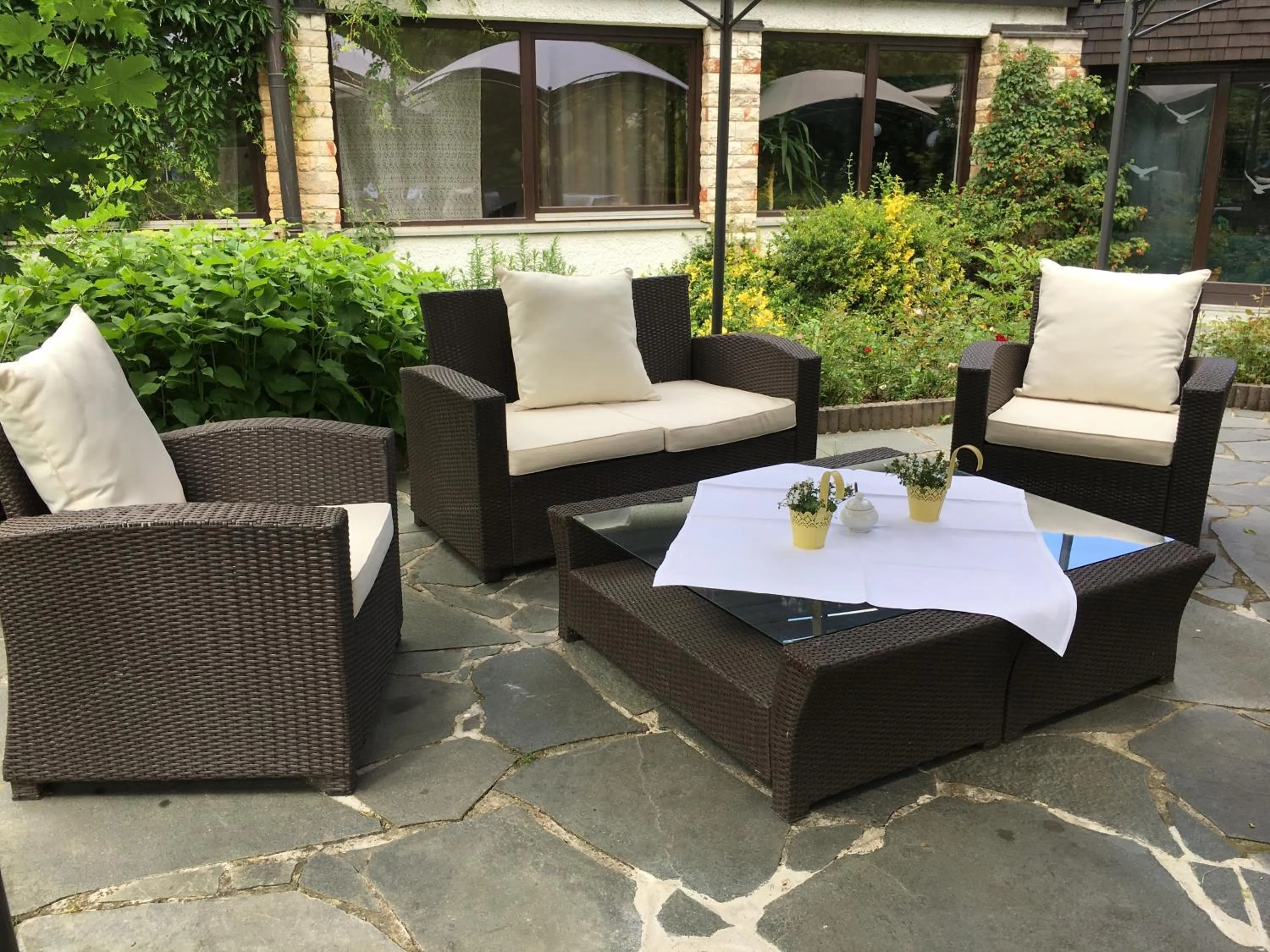 Patio in Hotel Kainsbacher Mühle