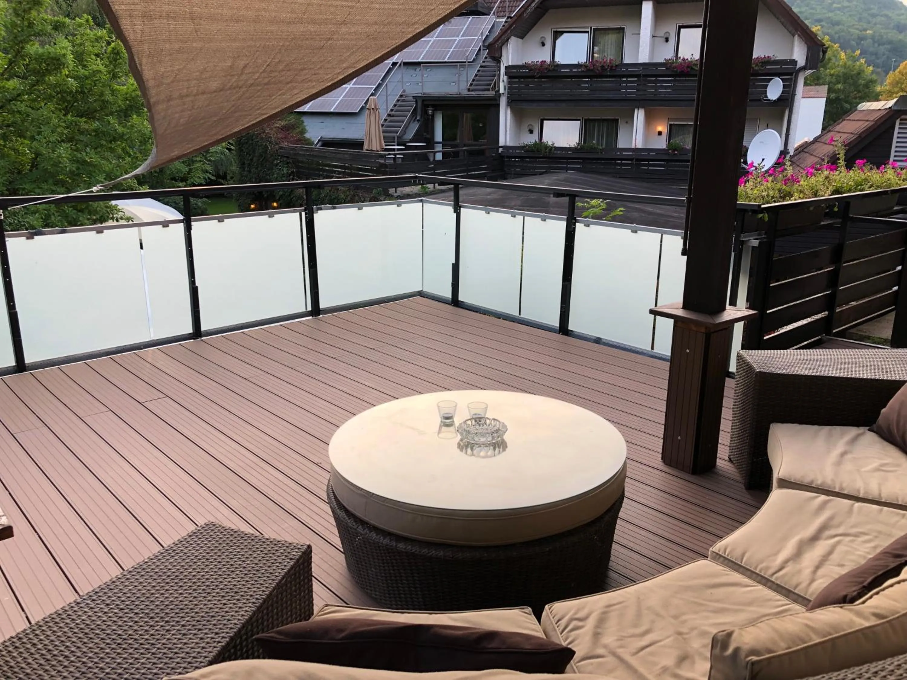 Balcony/Terrace in Hotel Kainsbacher Mühle