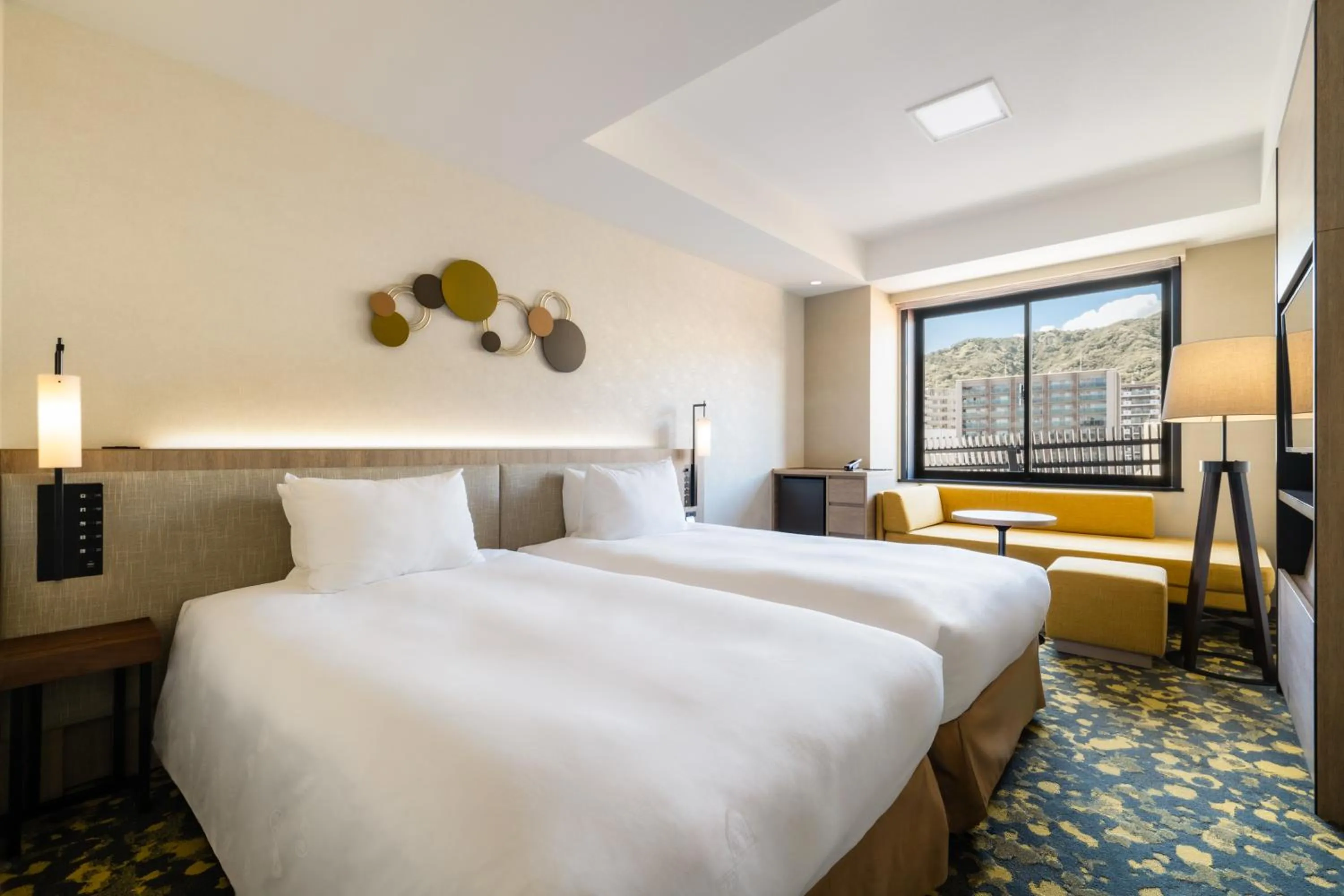 Photo of the whole room, Bed in The Royal Park Canvas - Kobe Sannomiya