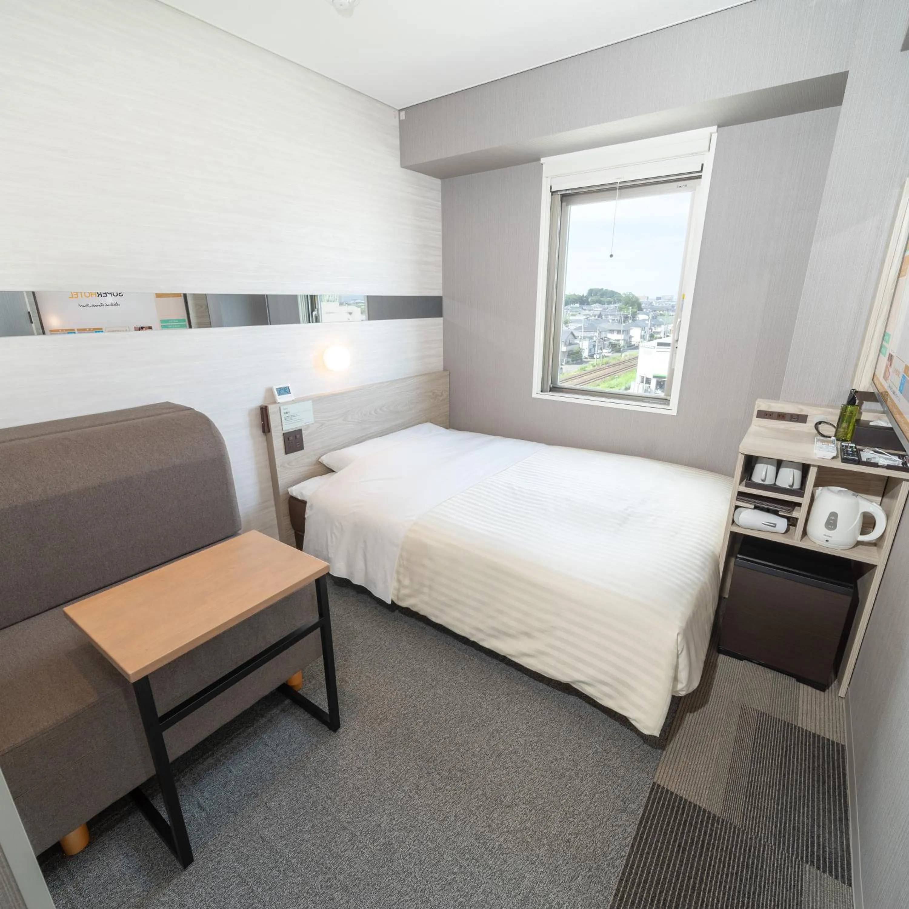 Photo of the whole room, Bed in Super Hotel Sendai Airport Inter