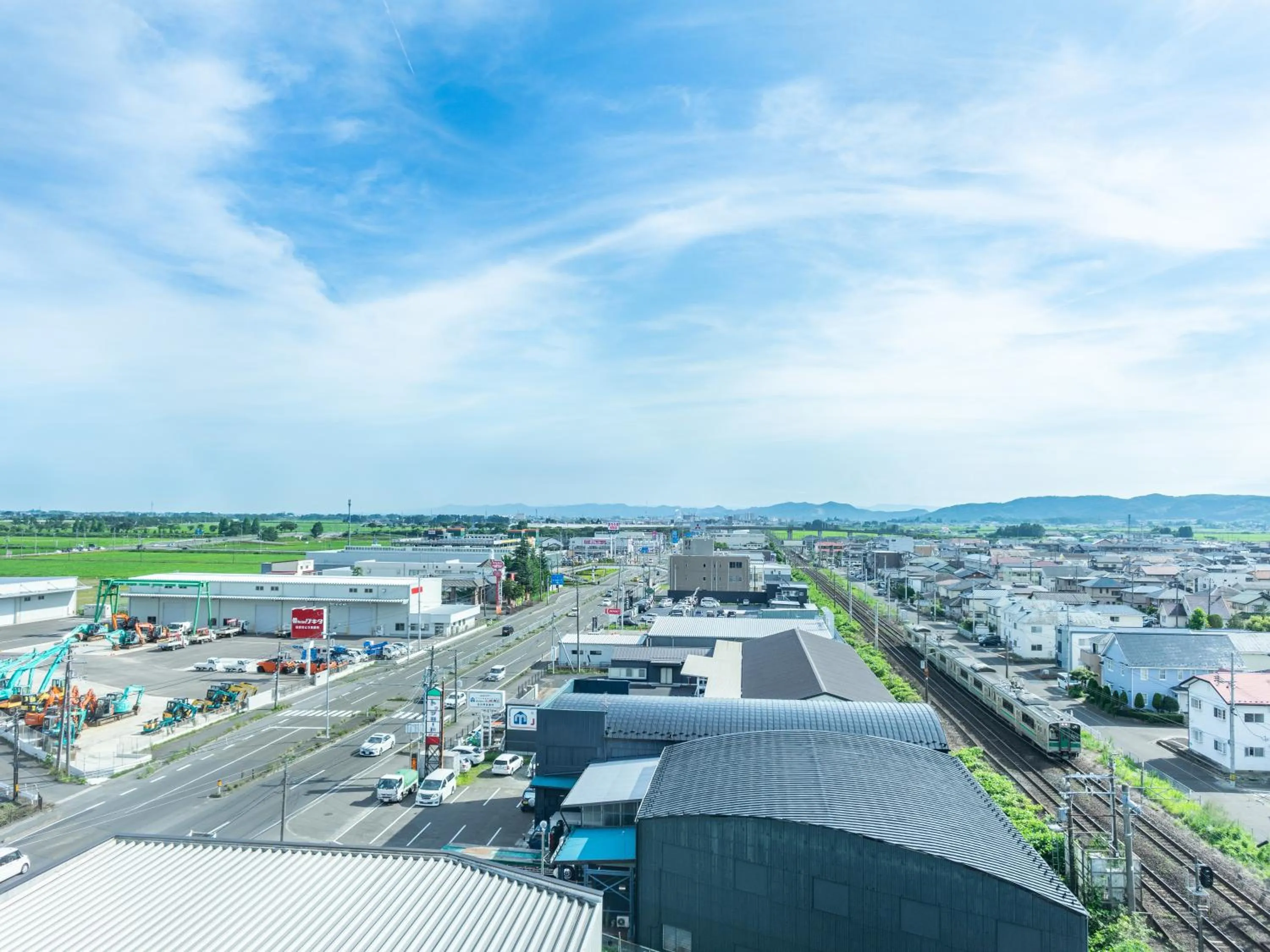 View (from property/room) in Super Hotel Sendai Airport Inter