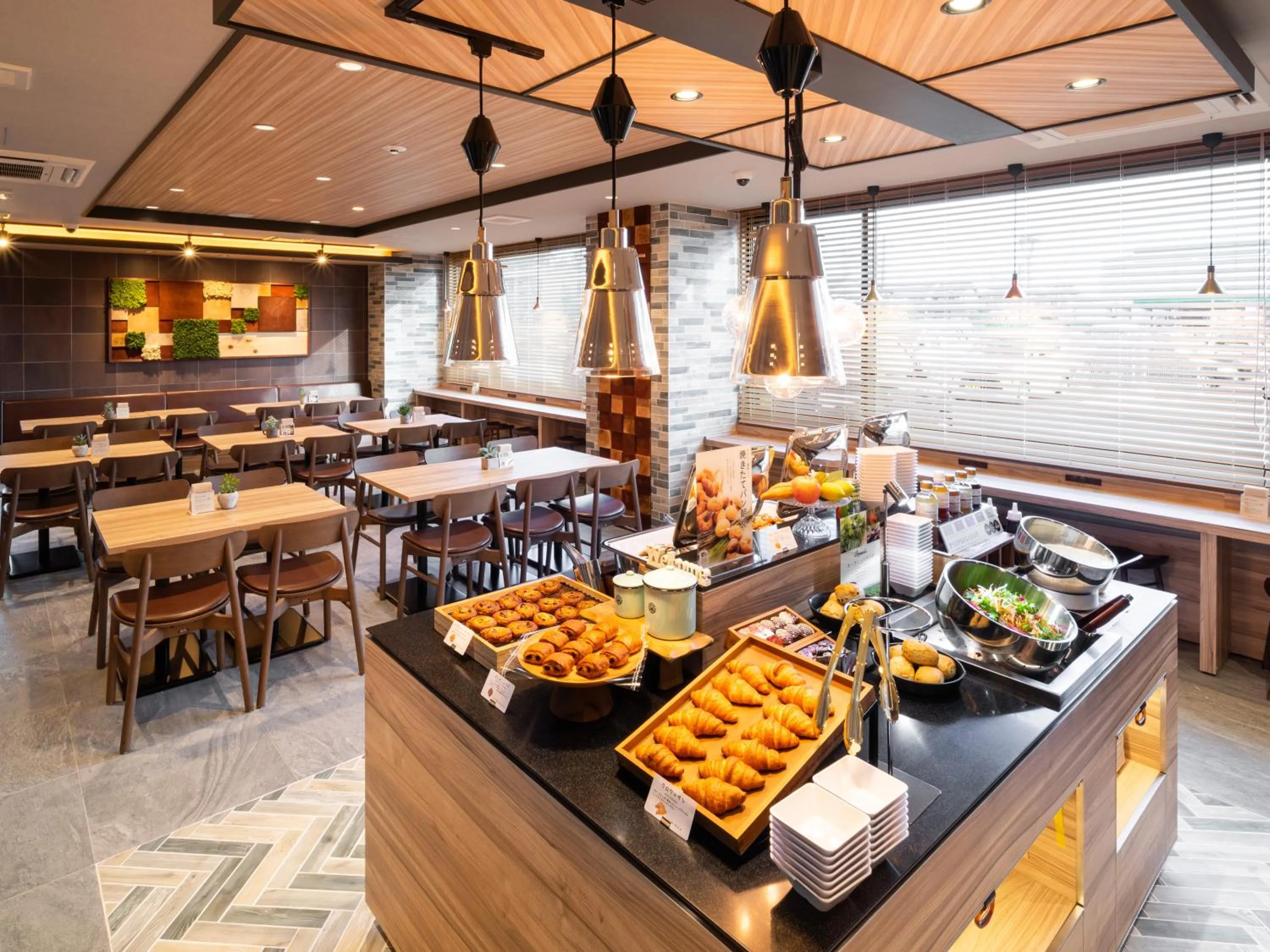 Buffet breakfast in Super Hotel Sendai Airport Inter