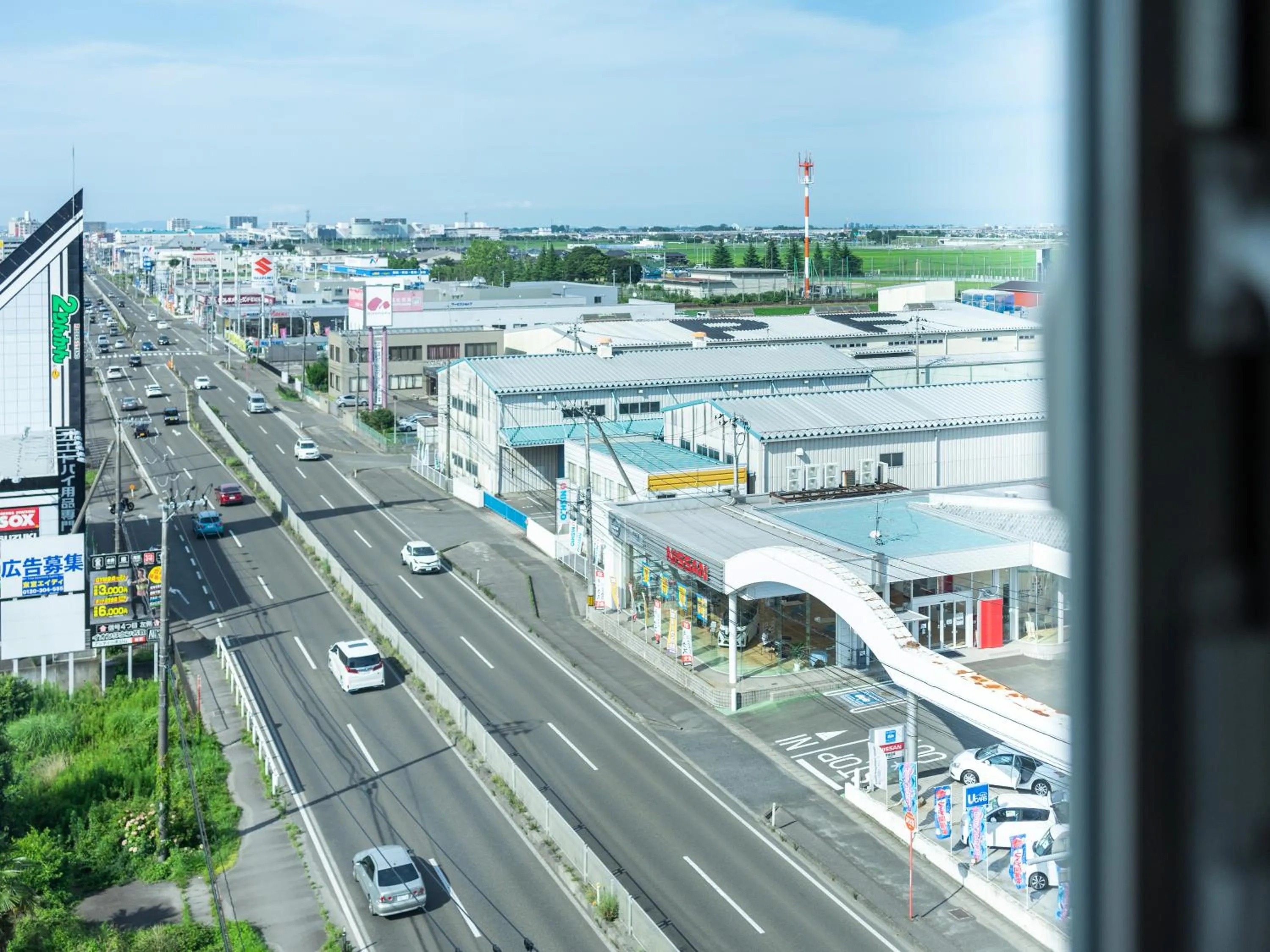 View (from property/room) in Super Hotel Sendai Airport Inter