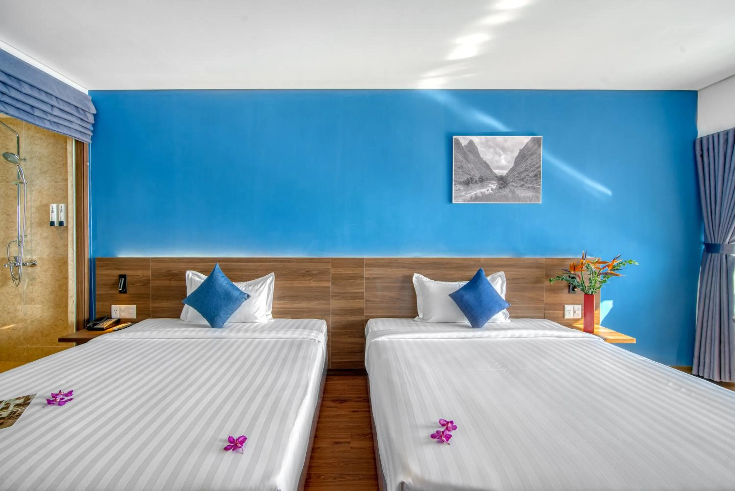 Bed in TK Nha Trang Hotel