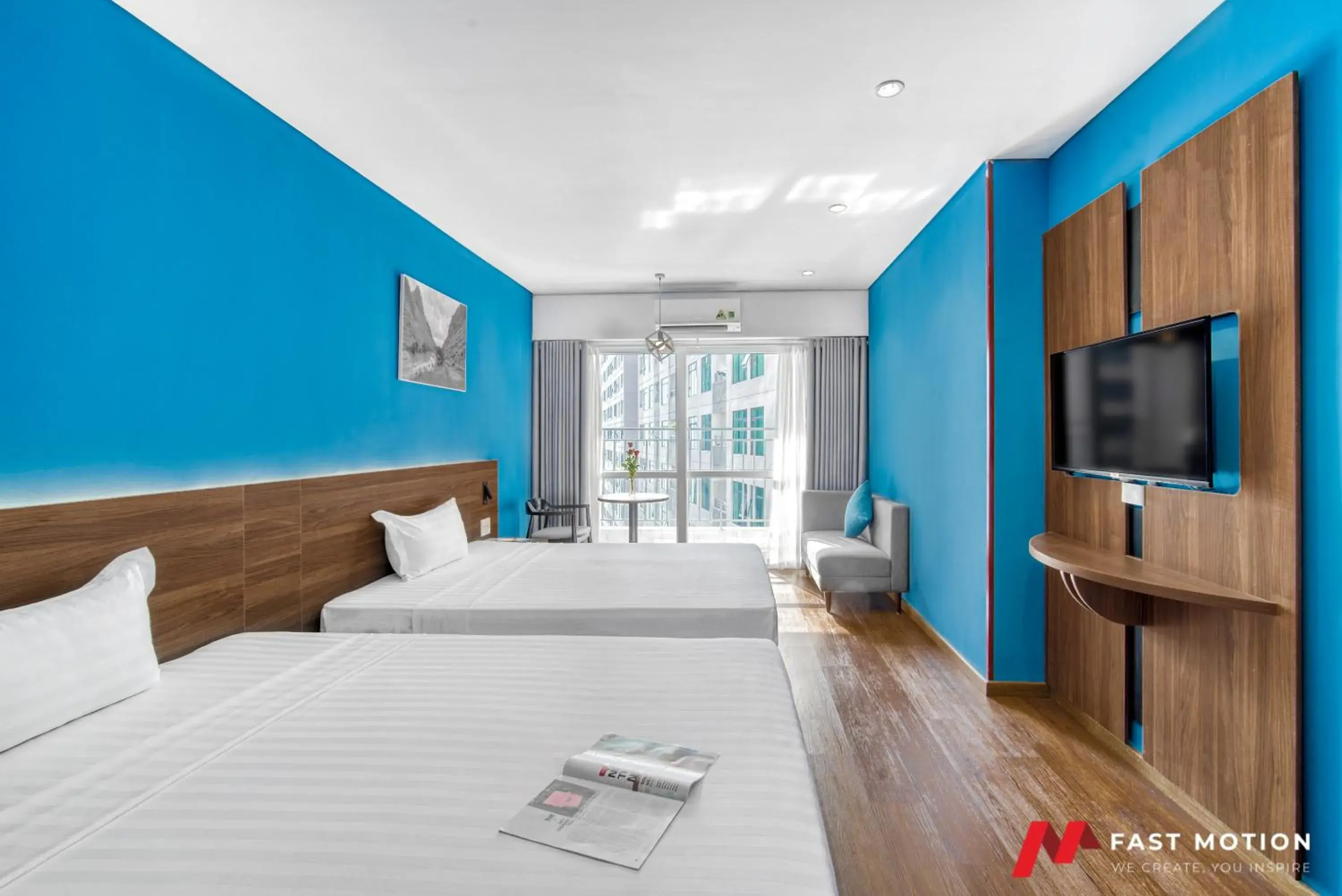 Superior Twin Room with Sea View in TK Nha Trang Hotel Superior Twin Room with Sea View in TK Nha Trang Hotel