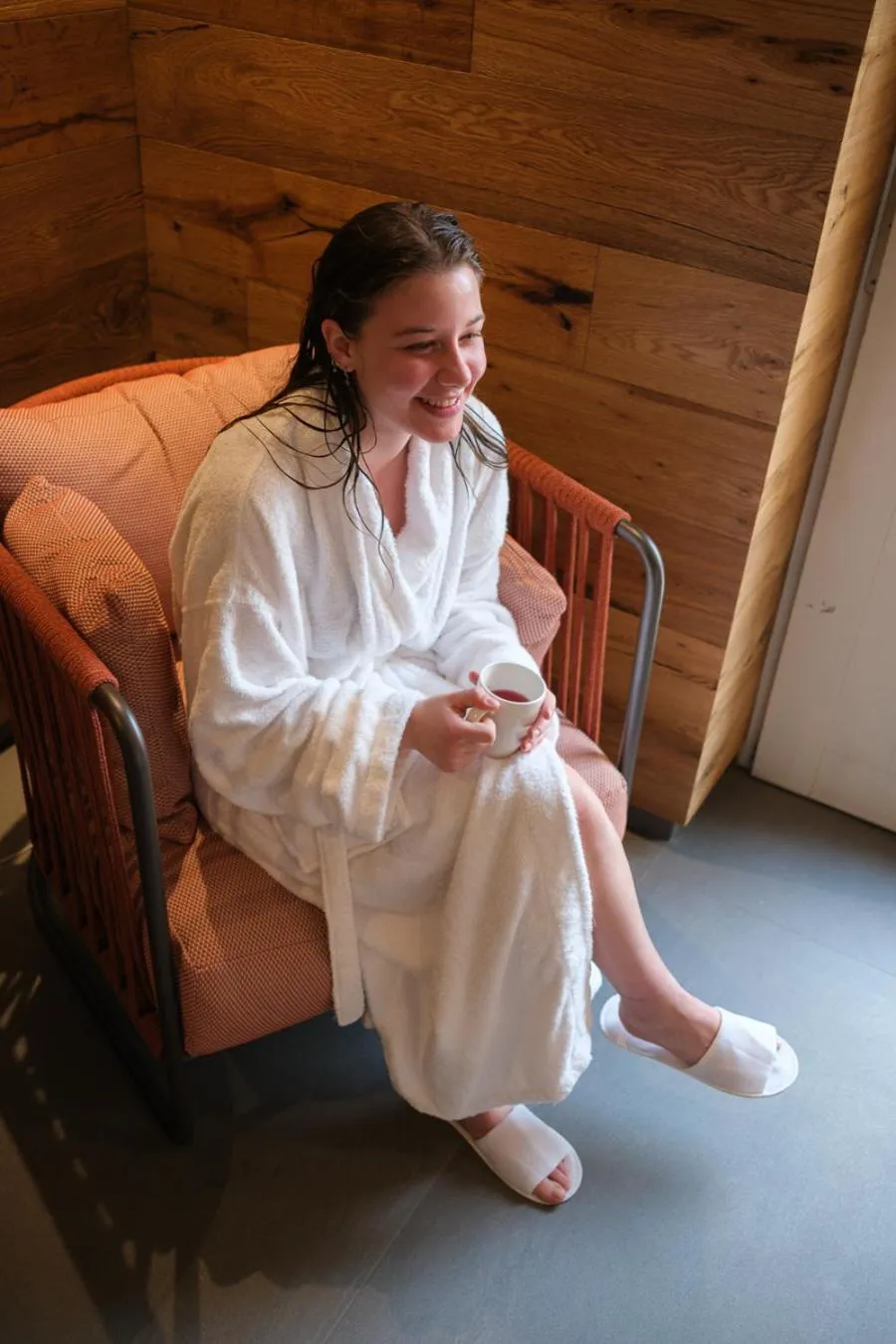 Sauna in Lake Hotel La Pieve