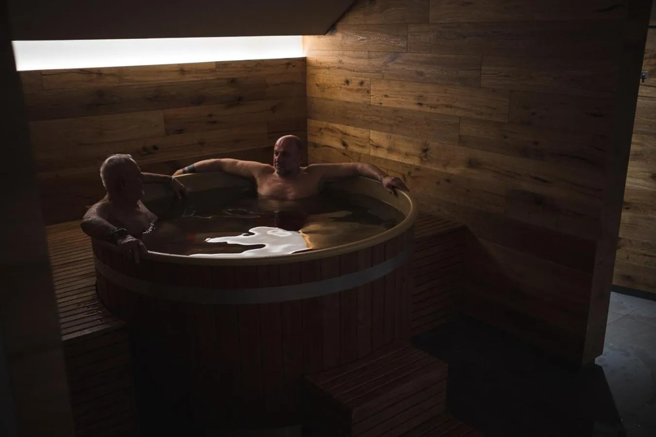 Sauna in Lake Hotel La Pieve