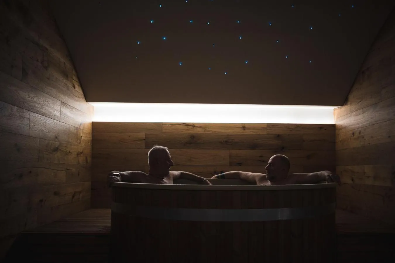 Sauna in Lake Hotel La Pieve