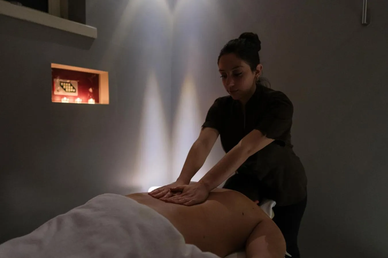 Sauna in Lake Hotel La Pieve