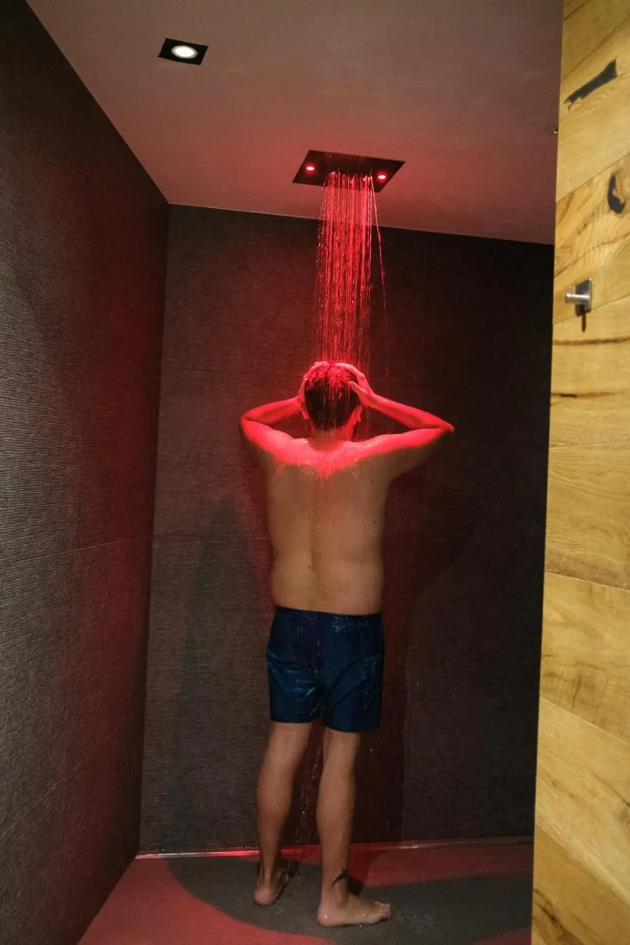 Sauna in Lake Hotel La Pieve