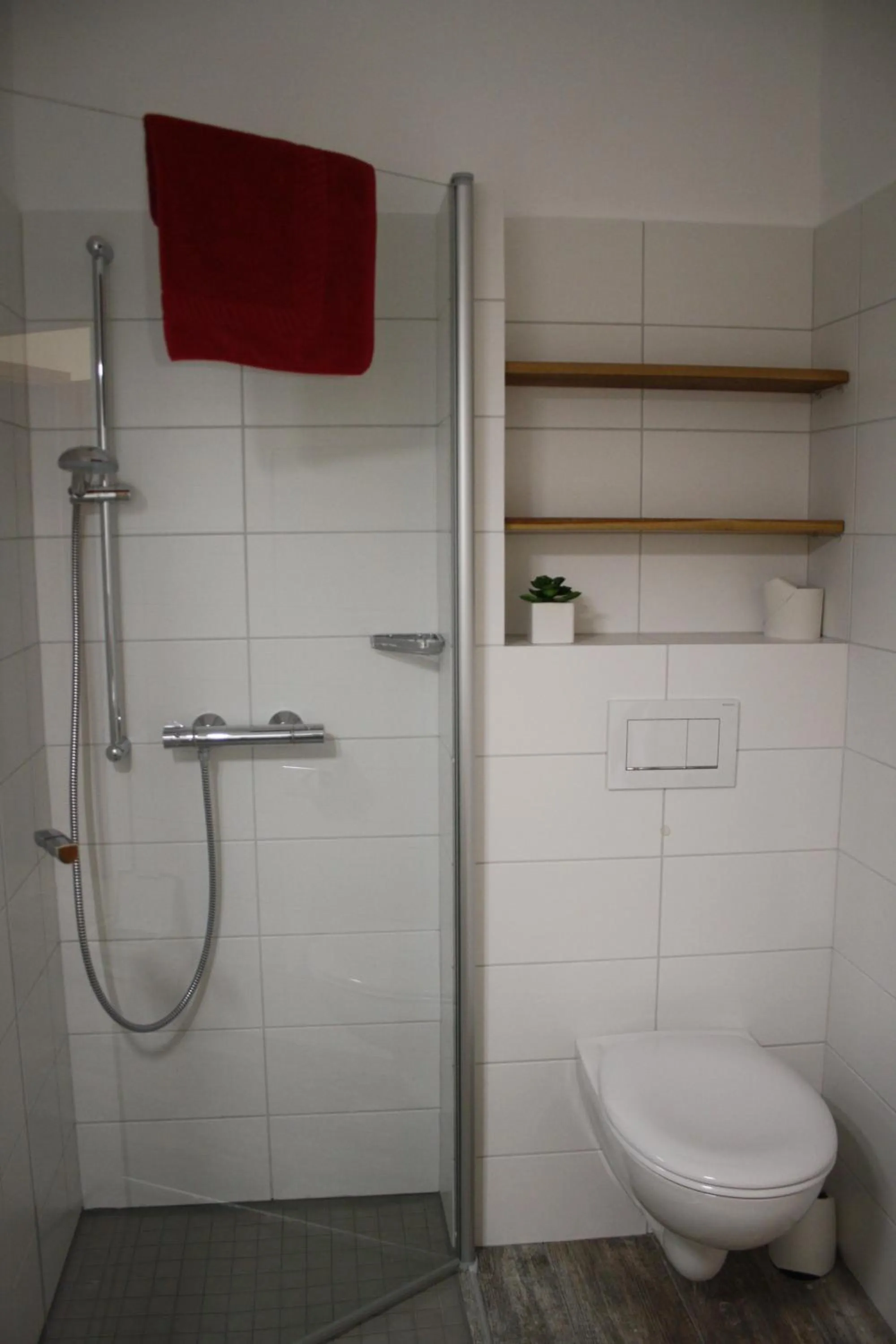 Shower in Landhaus Tipp