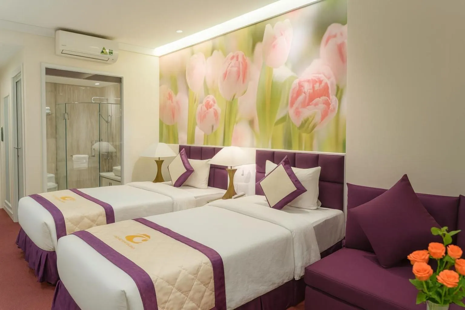 Bed in Tuong Vi Corner Hotel